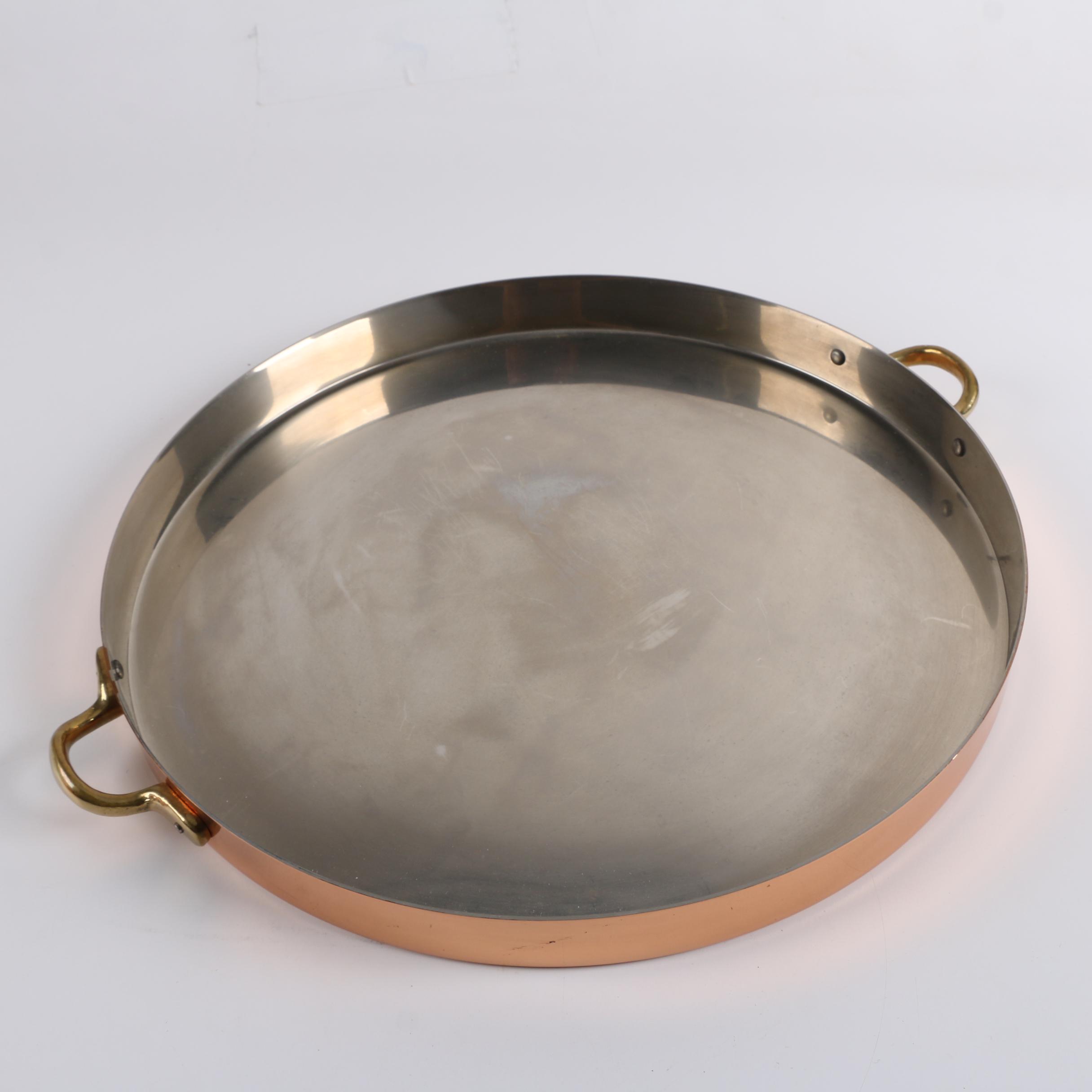 Vintage Spring Culinox Copper and Stainless Steel Pots and Pans