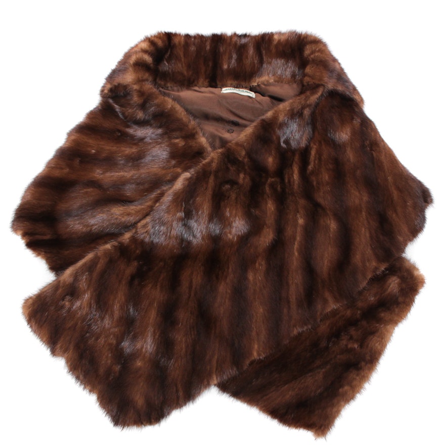 Vintage Mink Fur Stole