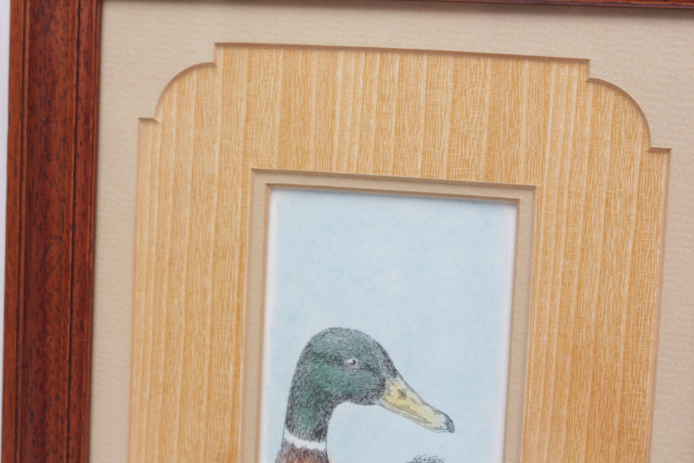 Signed Limited Edition Hand-Colored Print "Mallards of Swingle"