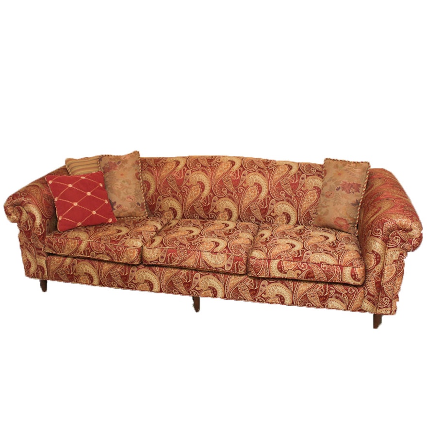 Vintage Jacquard Sofa
