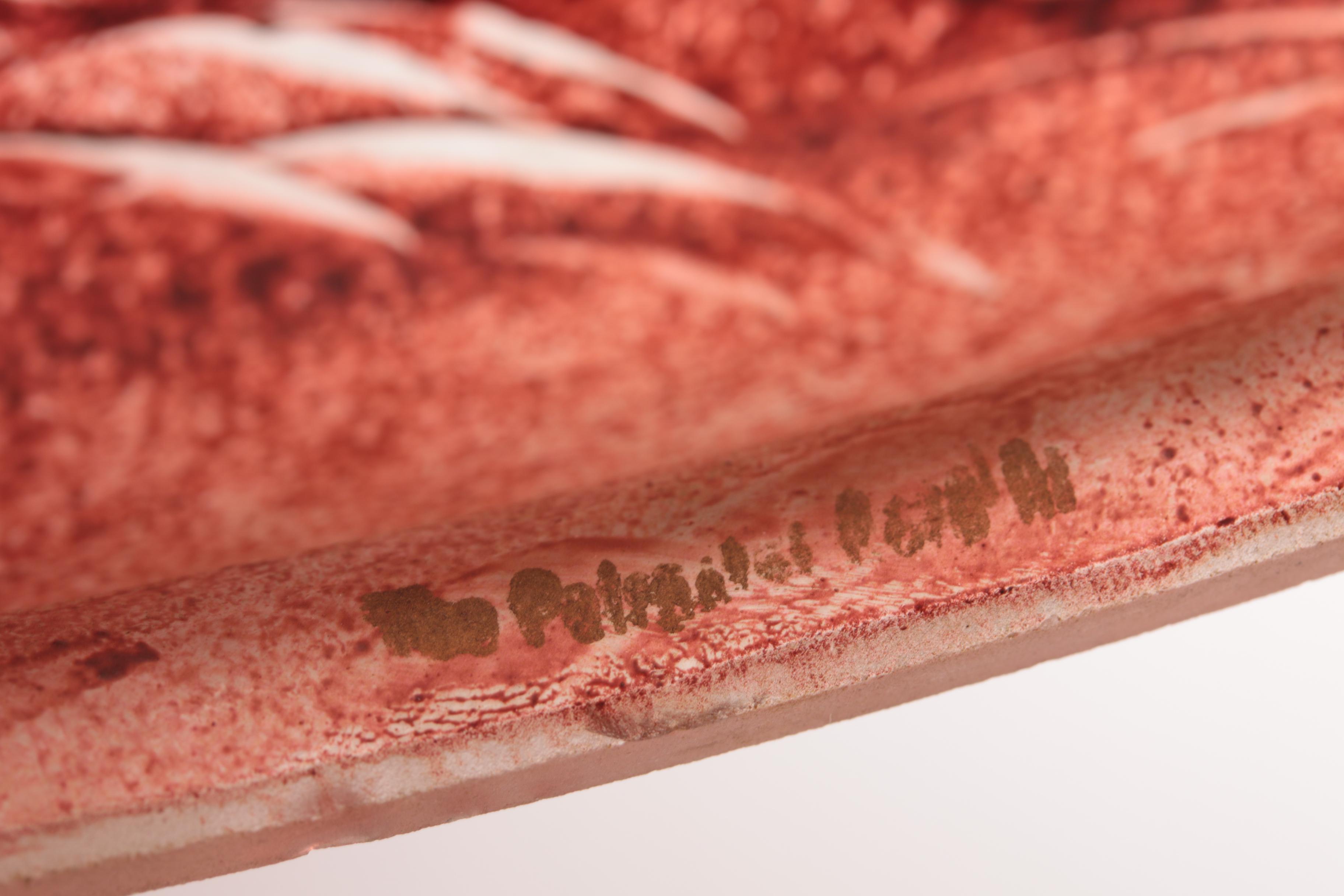 Pairpoint Table Lamp with Reverse Painted Glass Shade and Planter Base