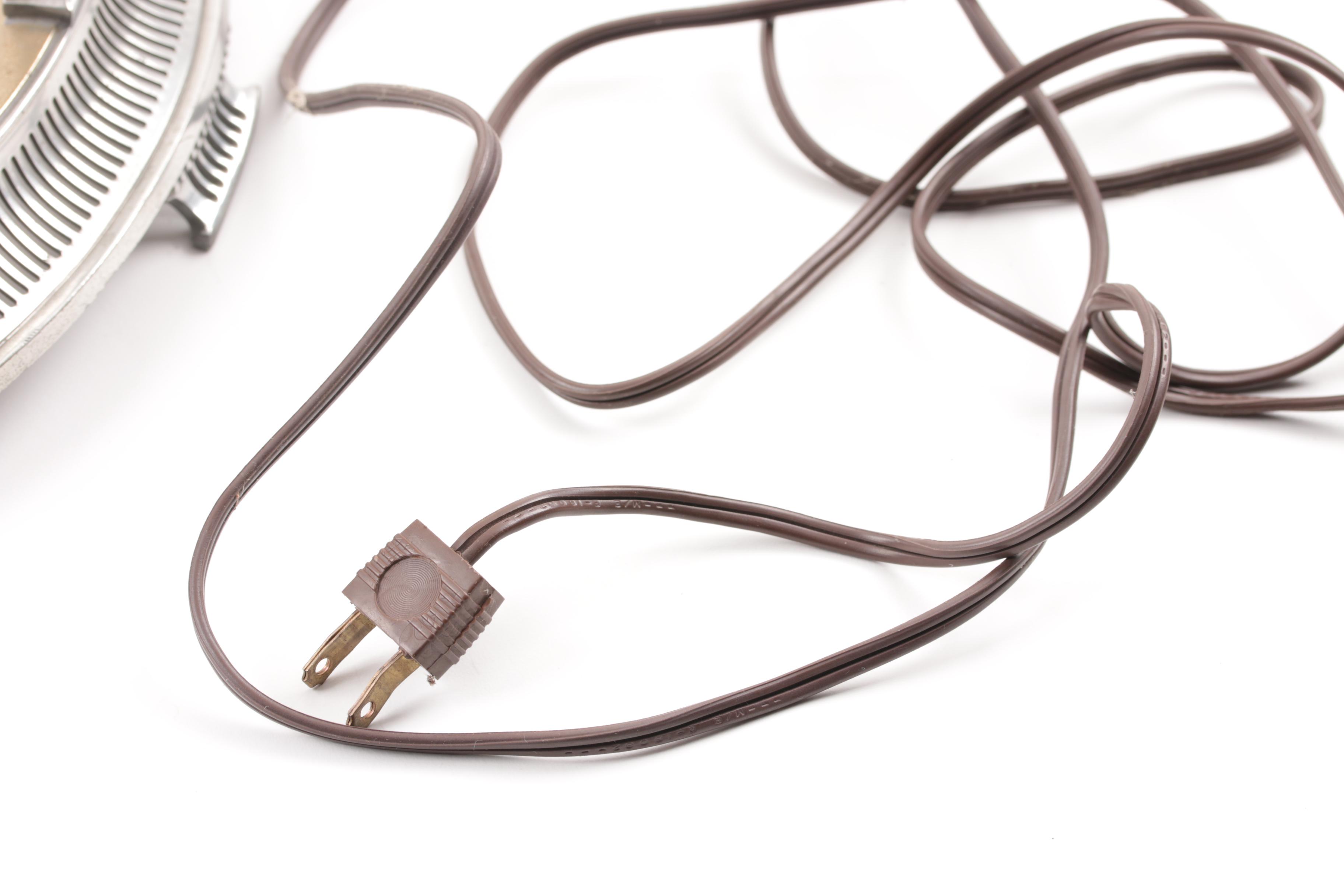 Pairpoint Table Lamp with Reverse Painted Glass Shade and Planter Base