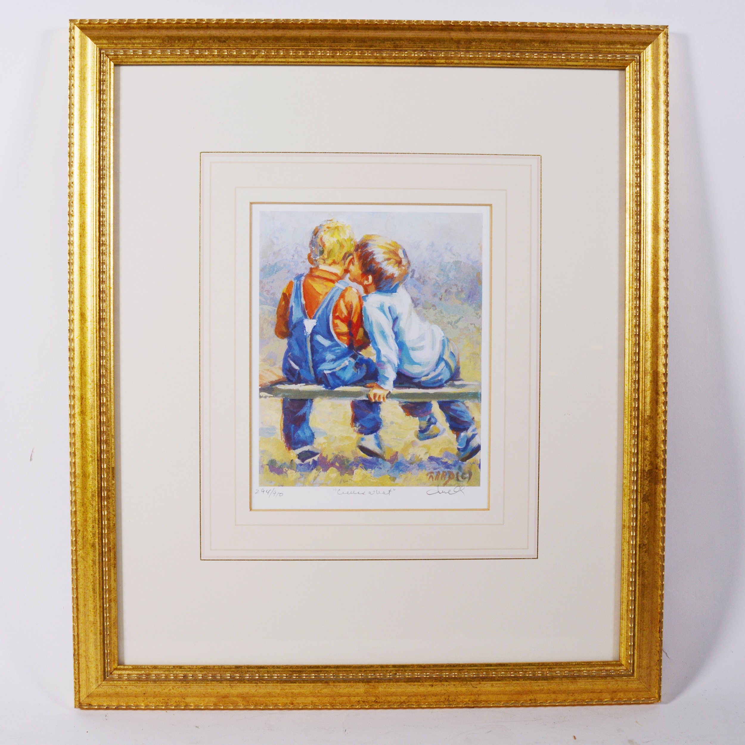 Lucelle Raad Limited Edition Lithograph "Guess What"