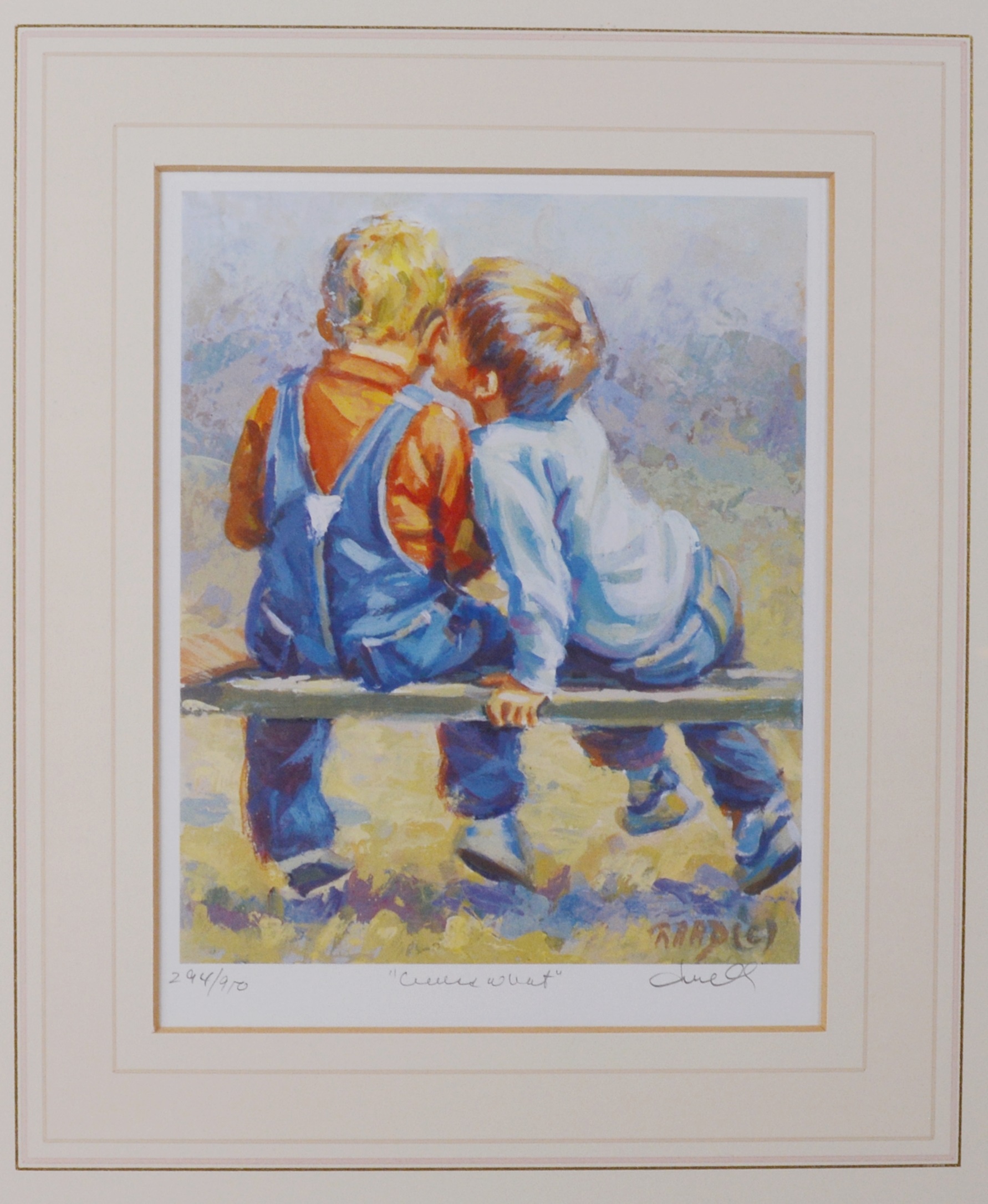 Lucelle Raad Limited Edition Lithograph "Guess What"