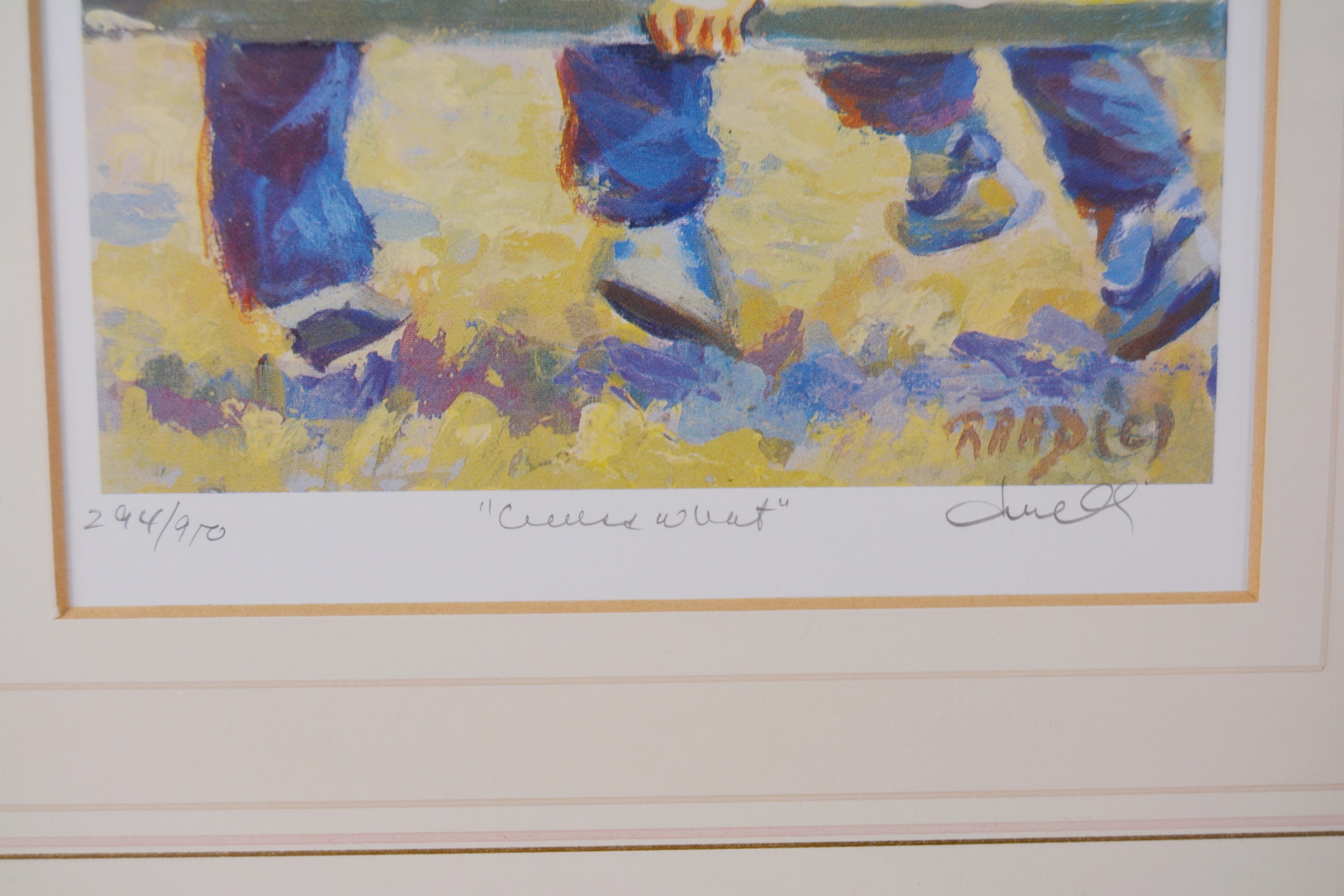 Lucelle Raad Limited Edition Lithograph "Guess What"