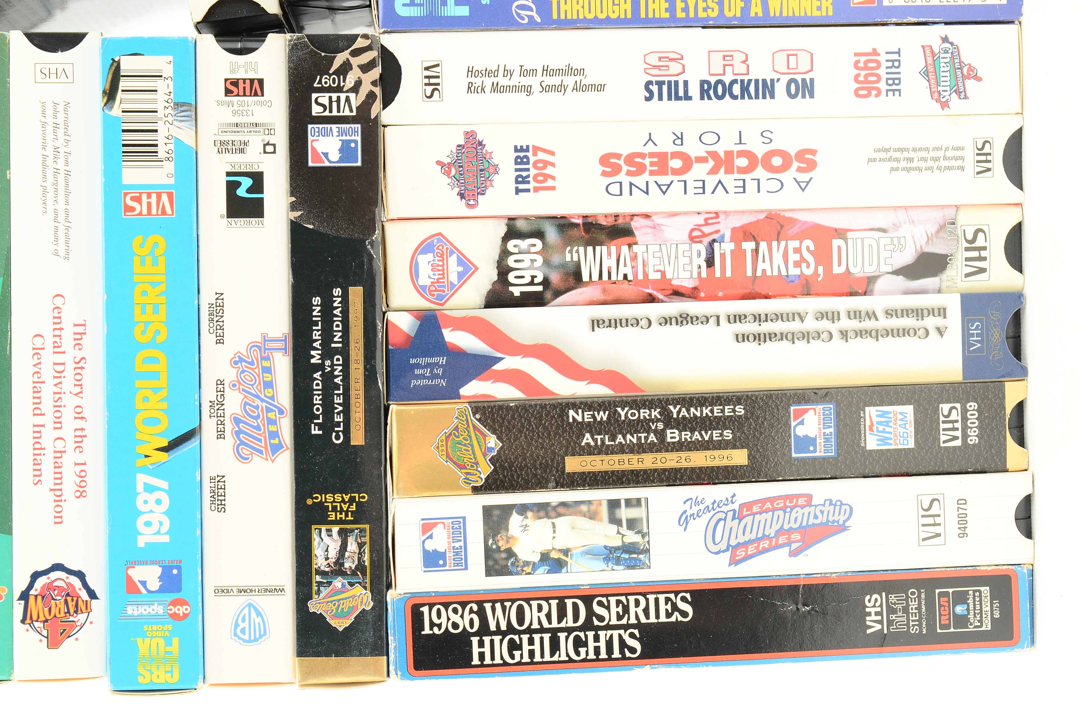 1980s and 1990s Baseball VHS Tapes