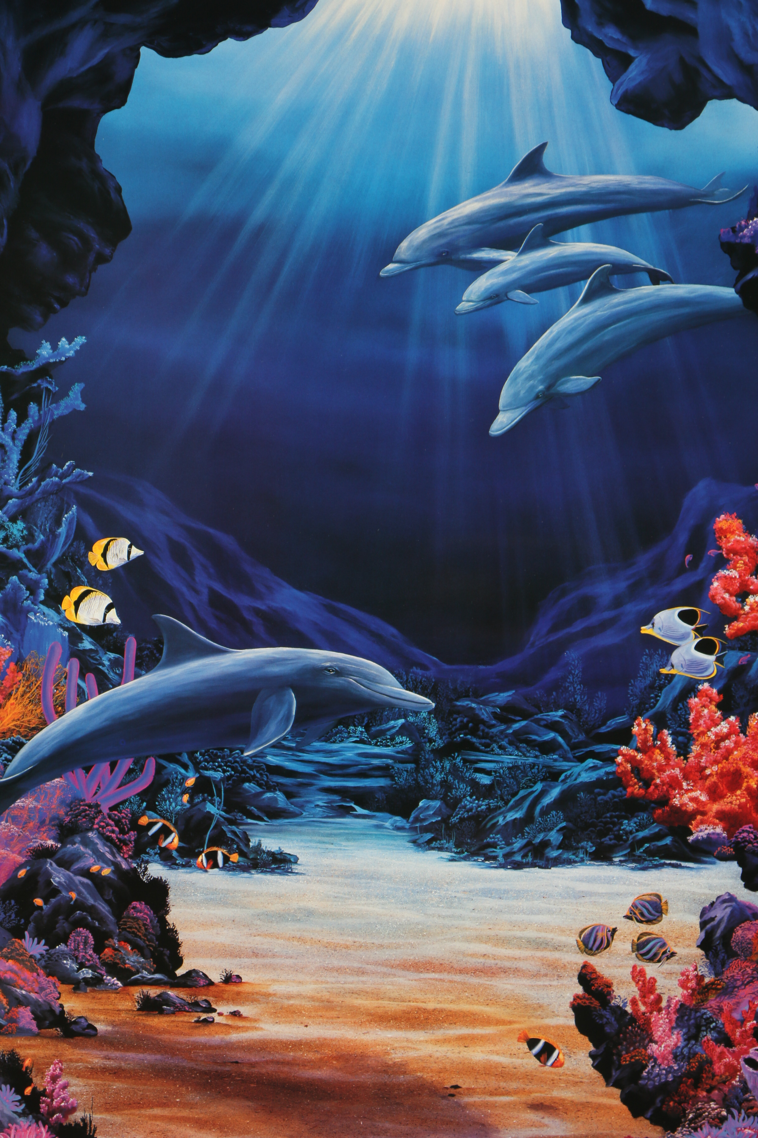 Jane Wooster Scott Offset Lithograph "Alpine Winter Grandeur"