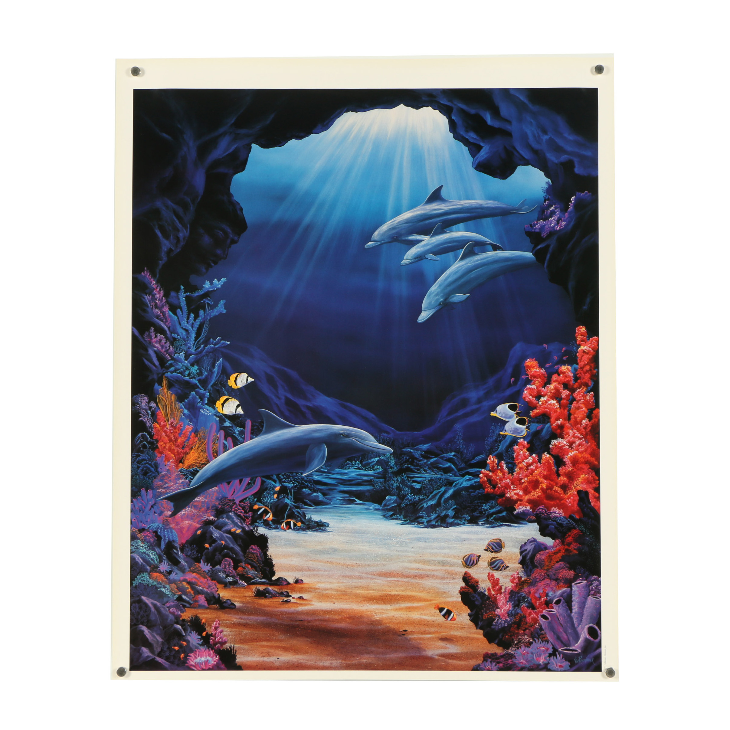 Jane Wooster Scott Offset Lithograph "Alpine Winter Grandeur"