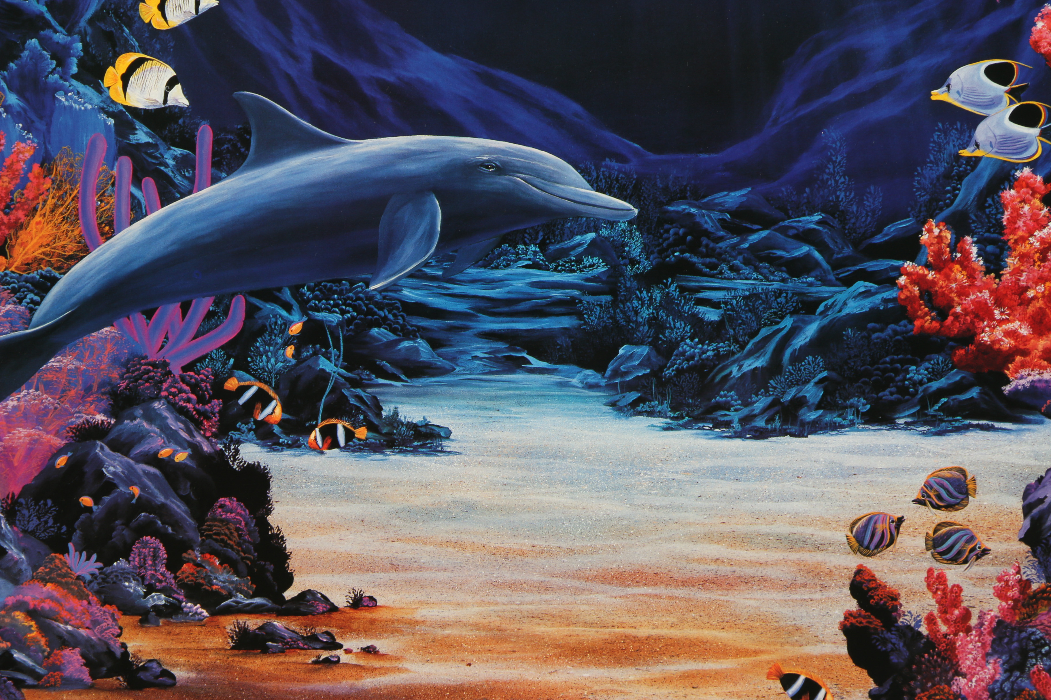 Jane Wooster Scott Offset Lithograph "Alpine Winter Grandeur"