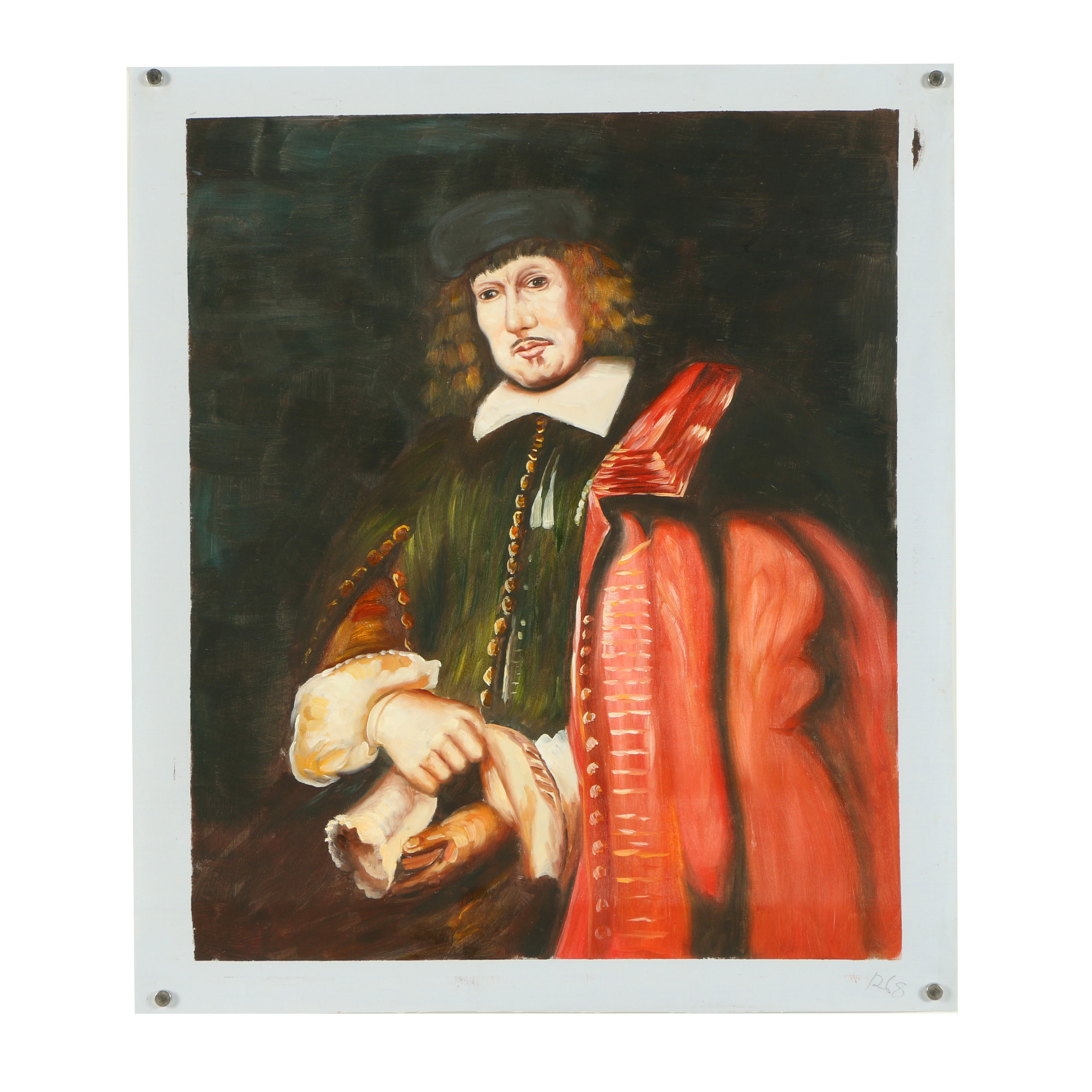 Copy Oil Painting After Rembrandt van Rijn "Portrait of Jan Six"