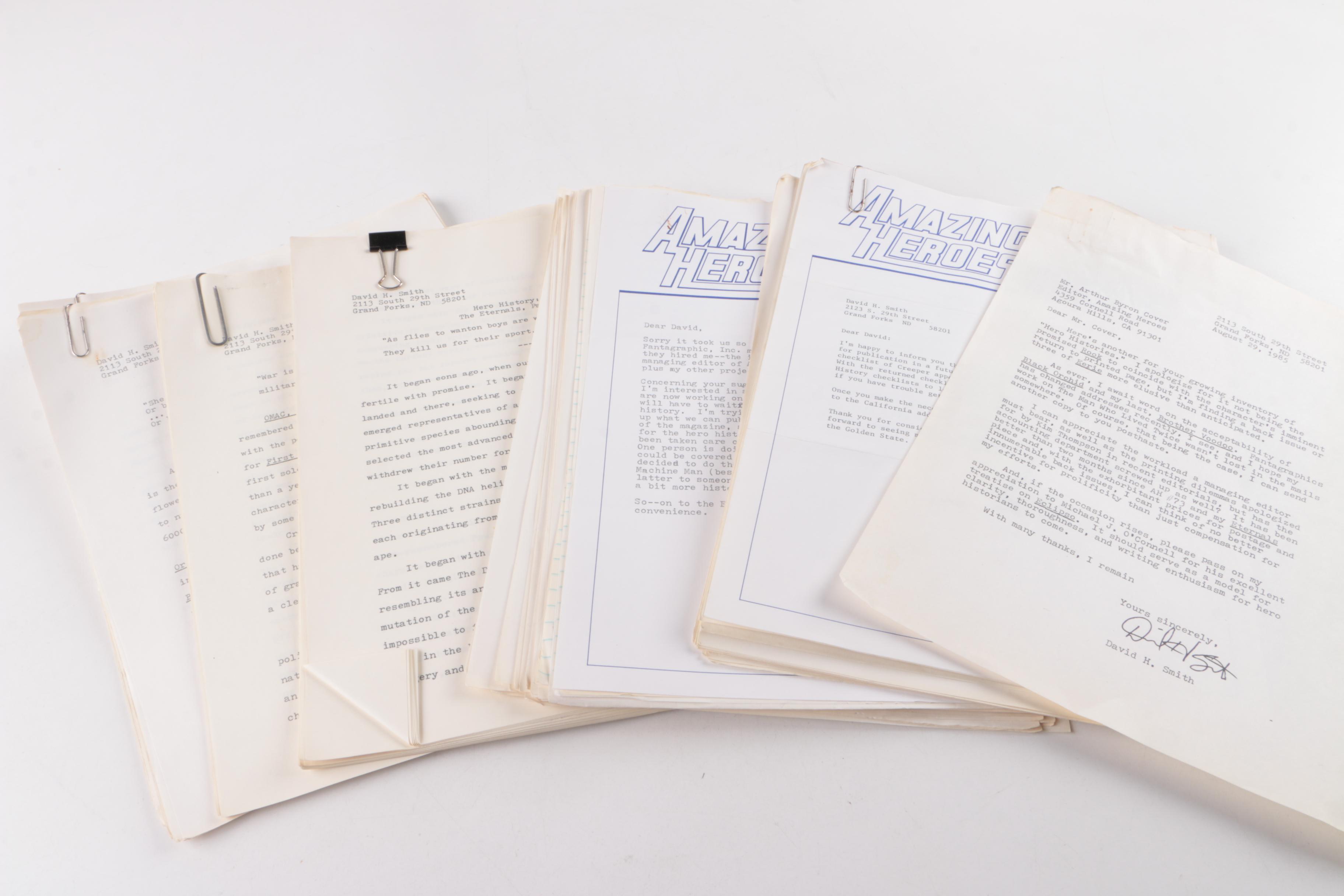 1980s Amazing Heroes Comic Books