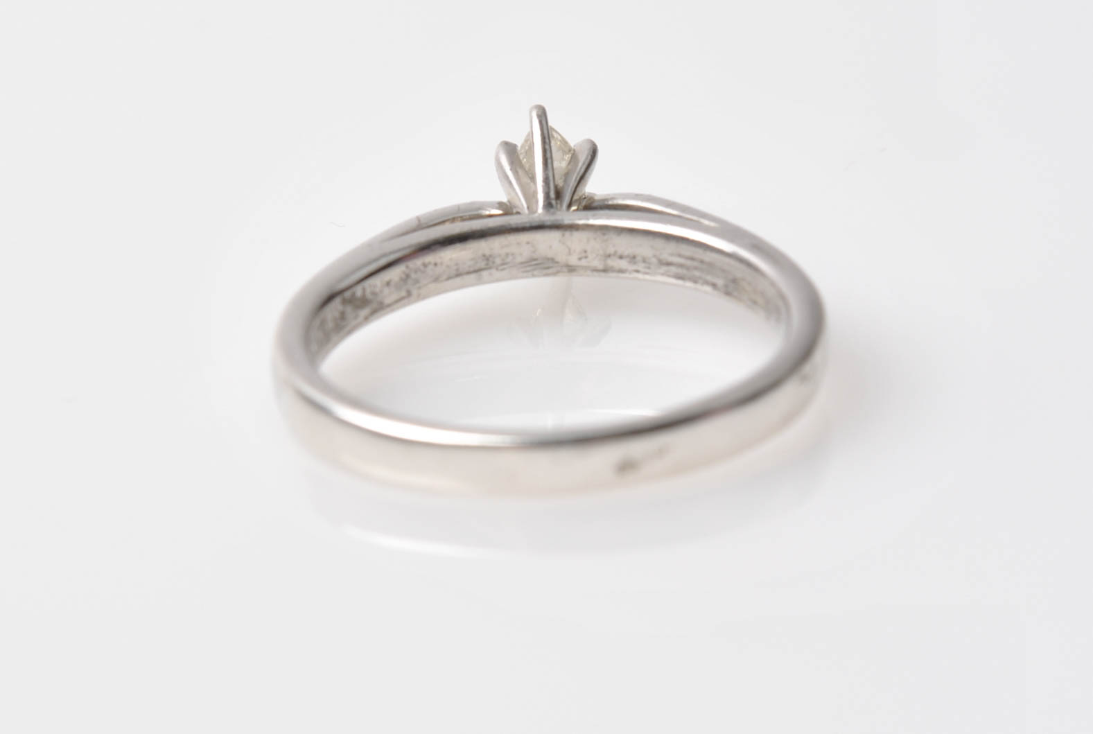 Platinaire Solitaire Marquise Diamond Ring