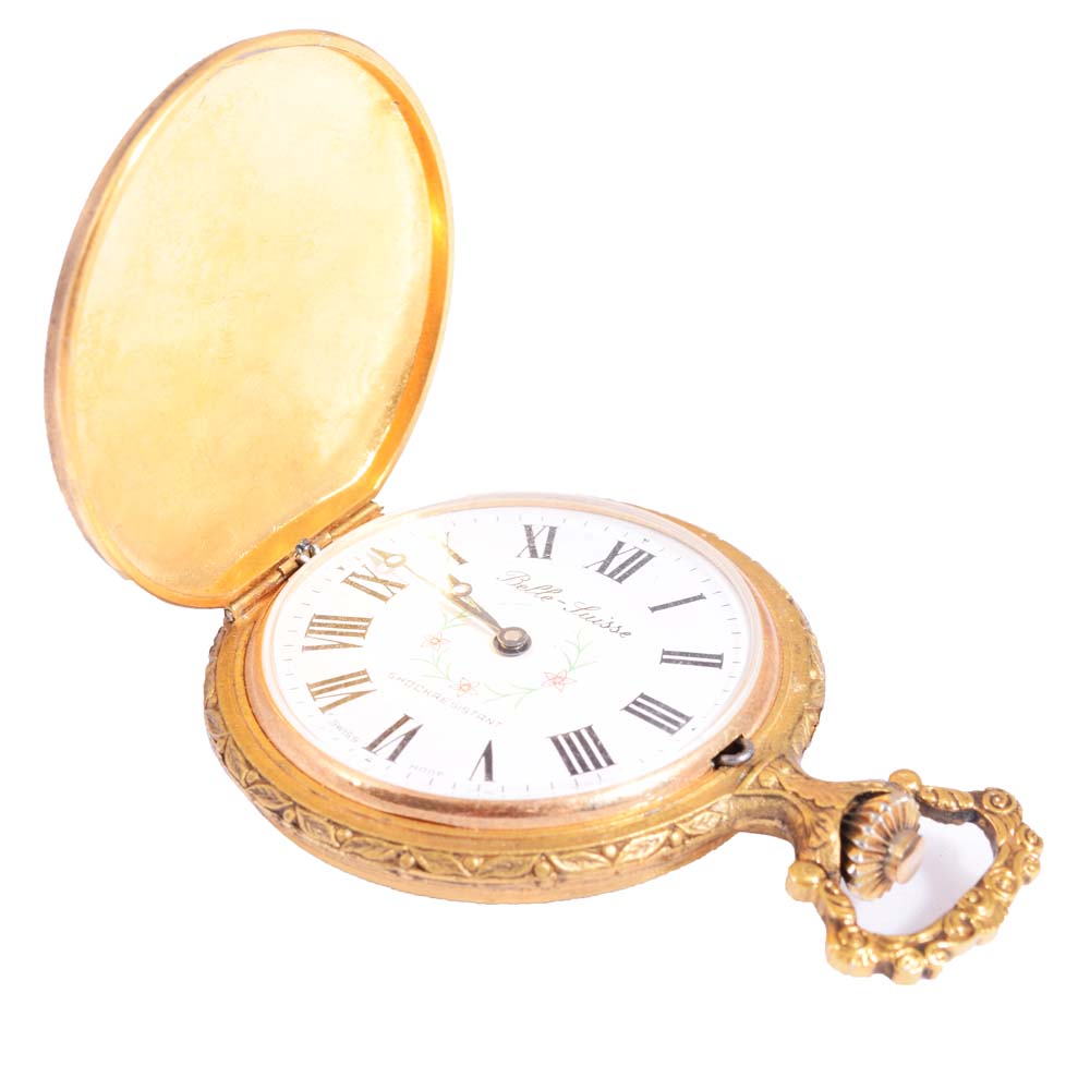 Belle Luisse Gold Filled Pocket Watch
