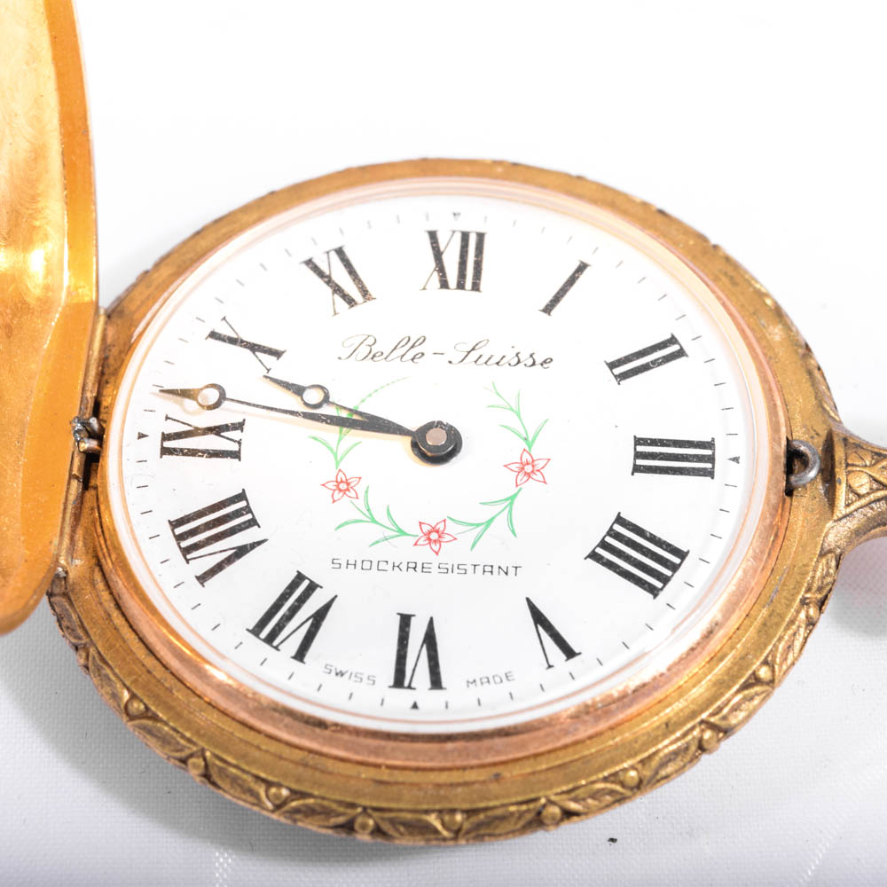 Belle Luisse Gold Filled Pocket Watch