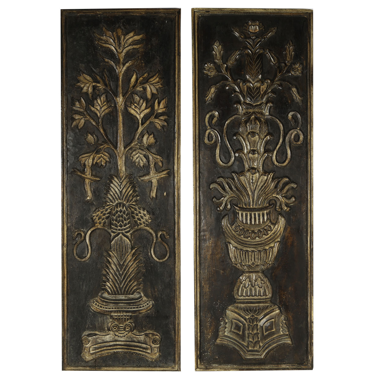 Carved Bas-Relief Wall Panels