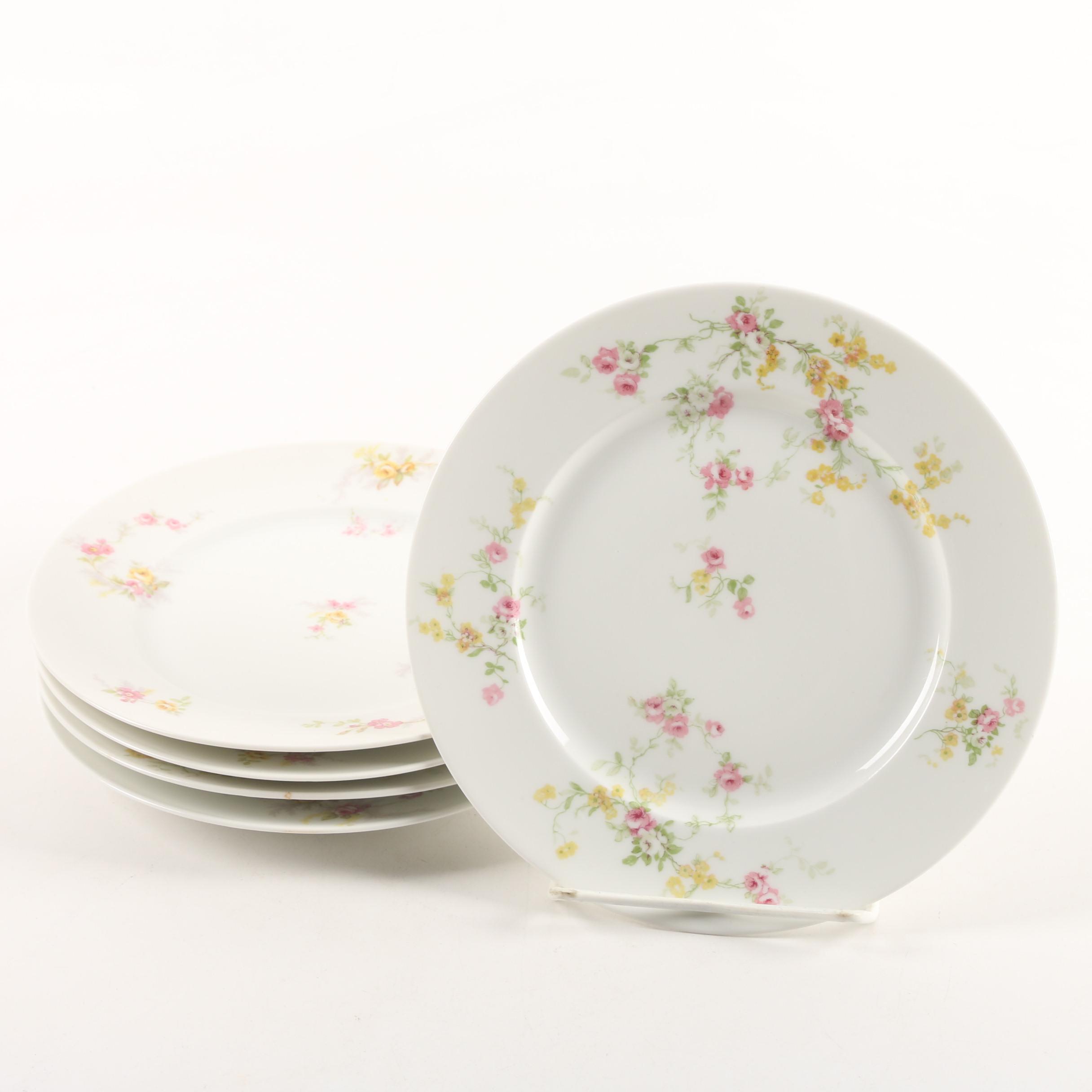 Vintage Haviland & Co. Limoges Old Abbey Porcelain Salad Plates