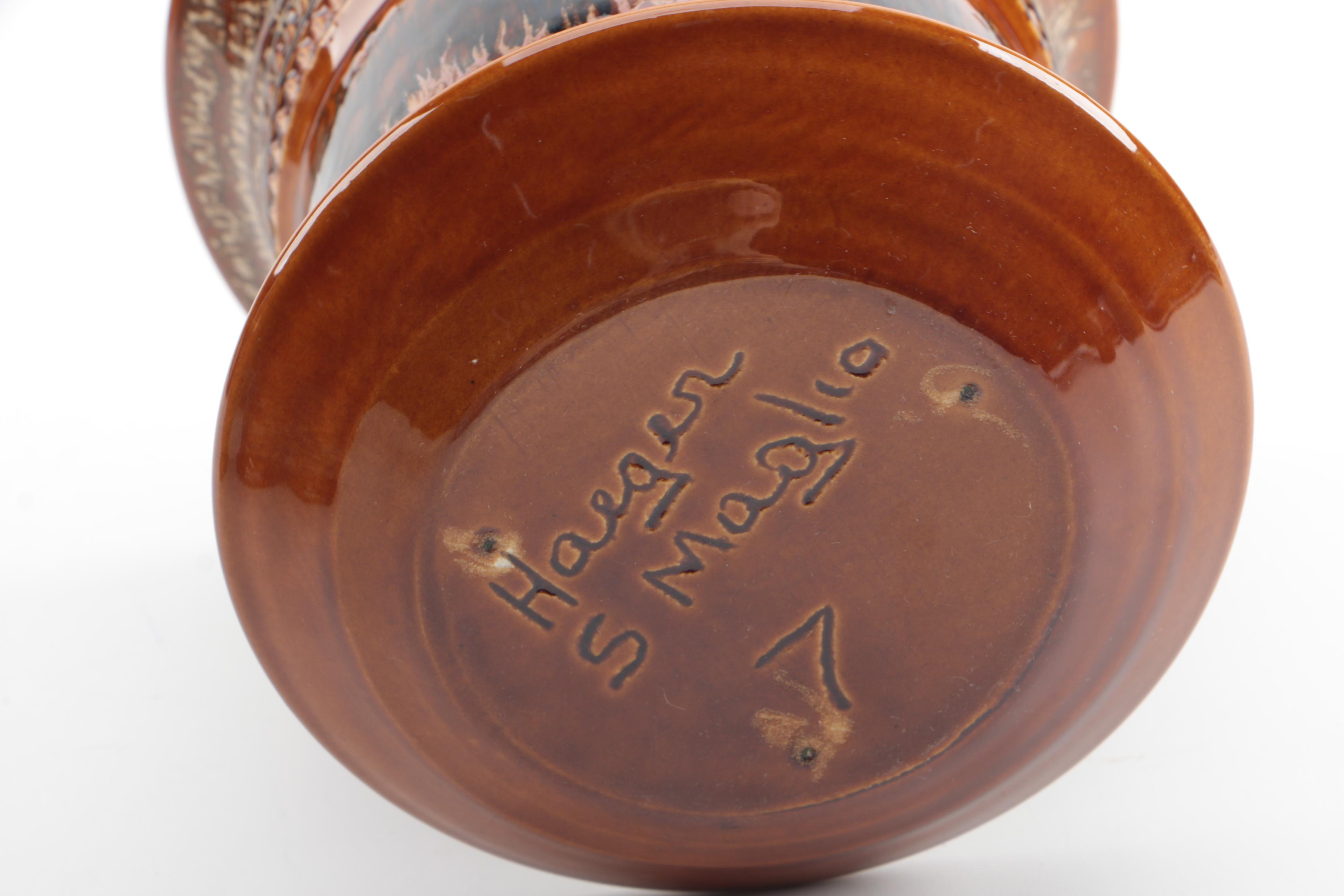 Haeger Signed Sebastiano Maglio Master Art Pottery