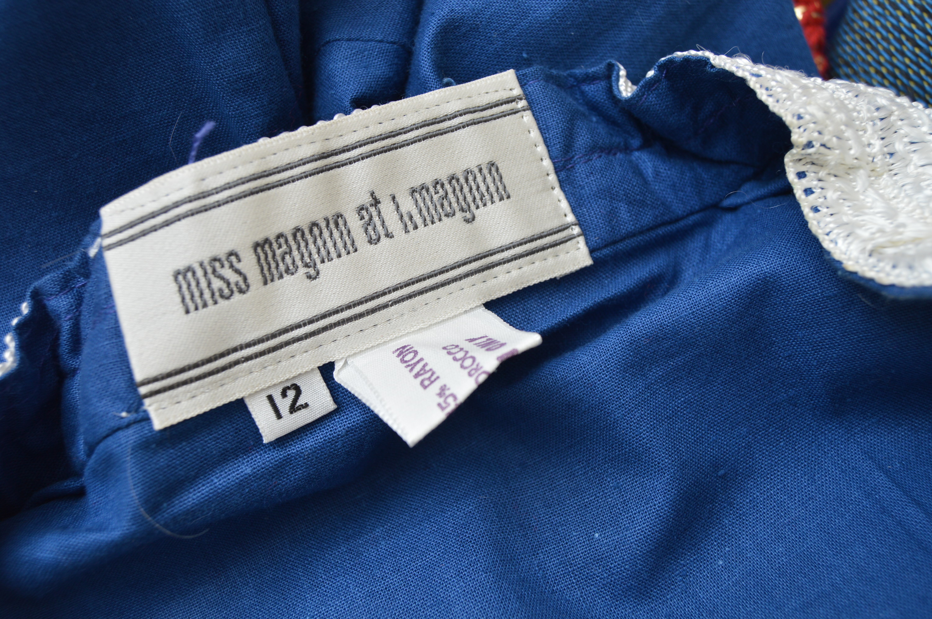 Vintage Saks Pakistani Mirrored Maxi Dress and I. Magnin Moroccan Caftan