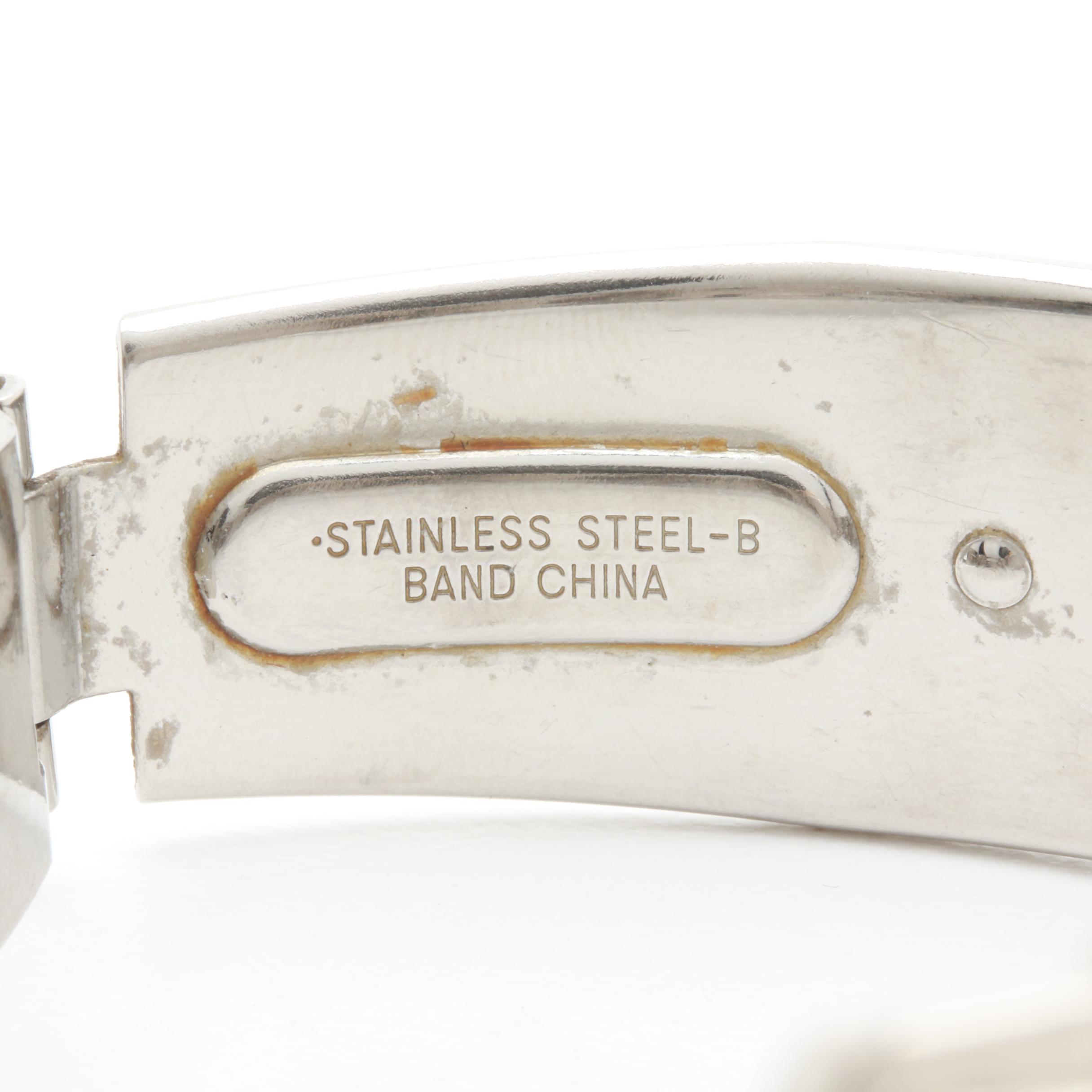 Seiko Kinetic Stainless Steel Two Tone Analog Watch