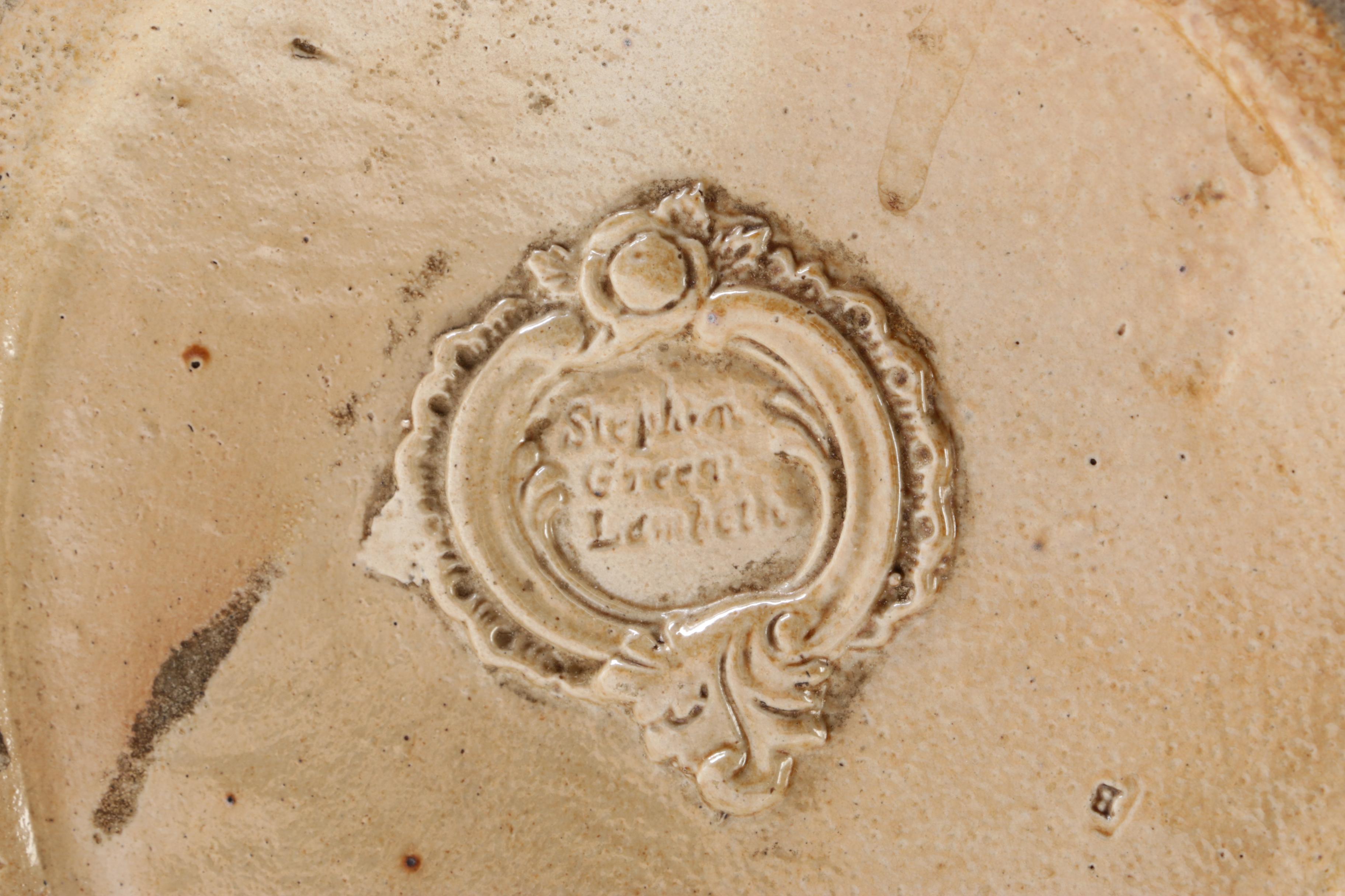 Antique Stephen Green Lambeth Pottery Napoleon Bonaparte Stoneware