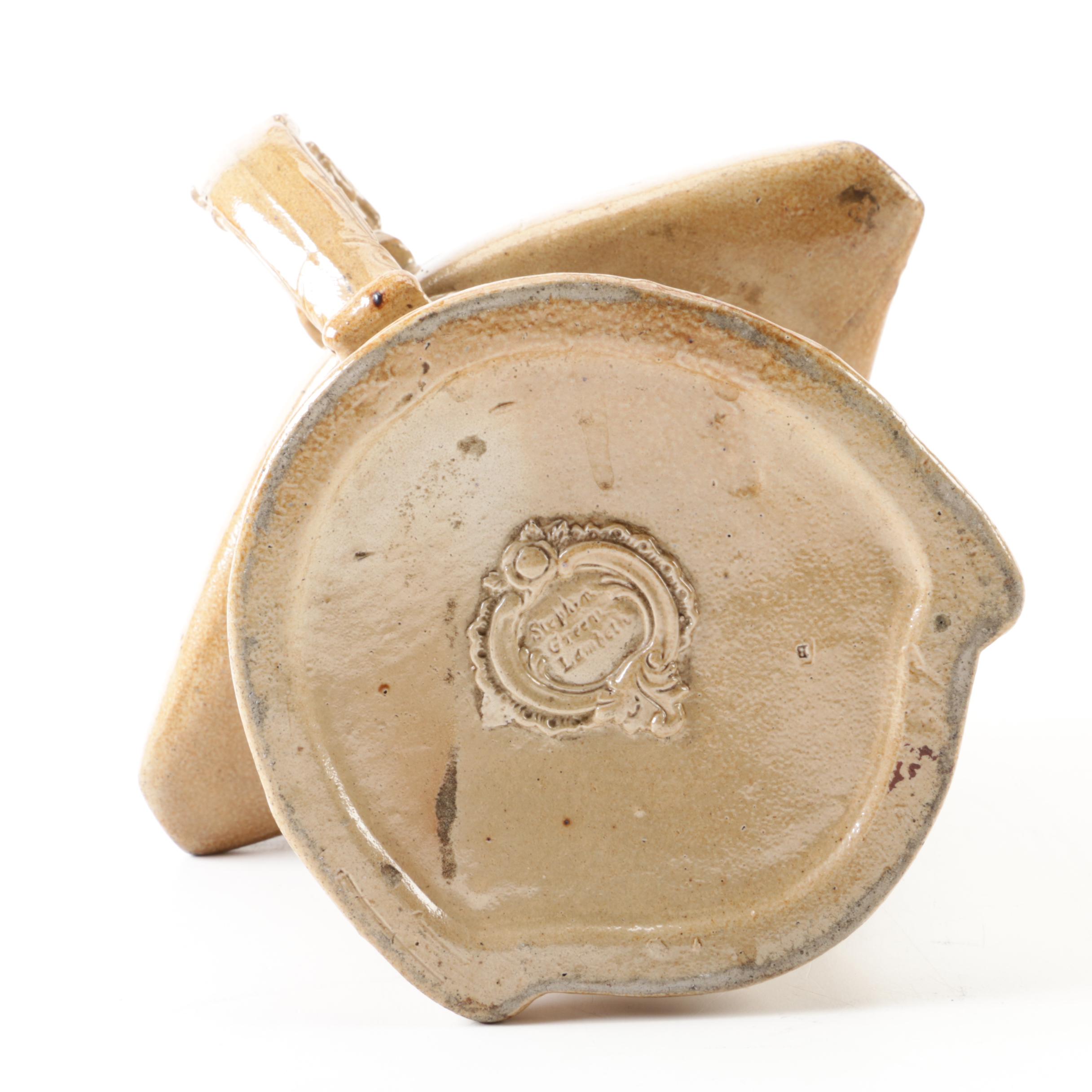 Antique Stephen Green Lambeth Pottery Napoleon Bonaparte Stoneware Character Jug