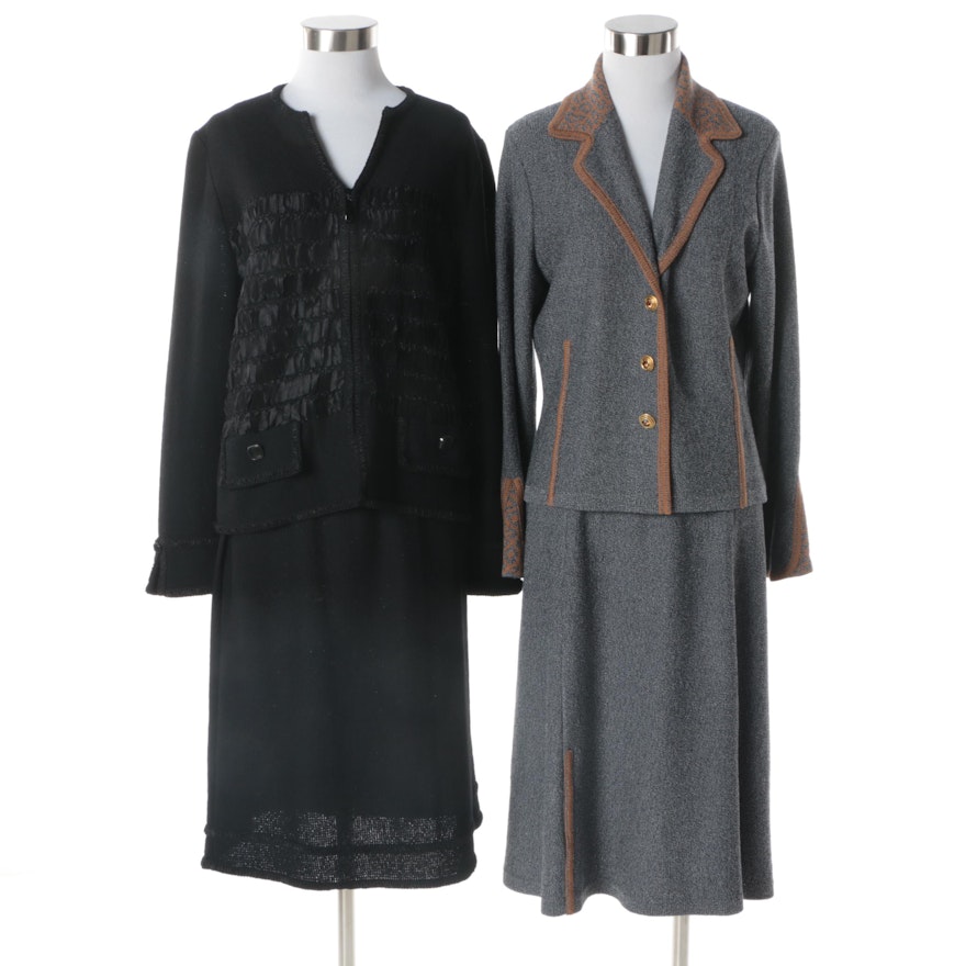 Women's Wool Blend Skirt Suits Including Rich and Levy