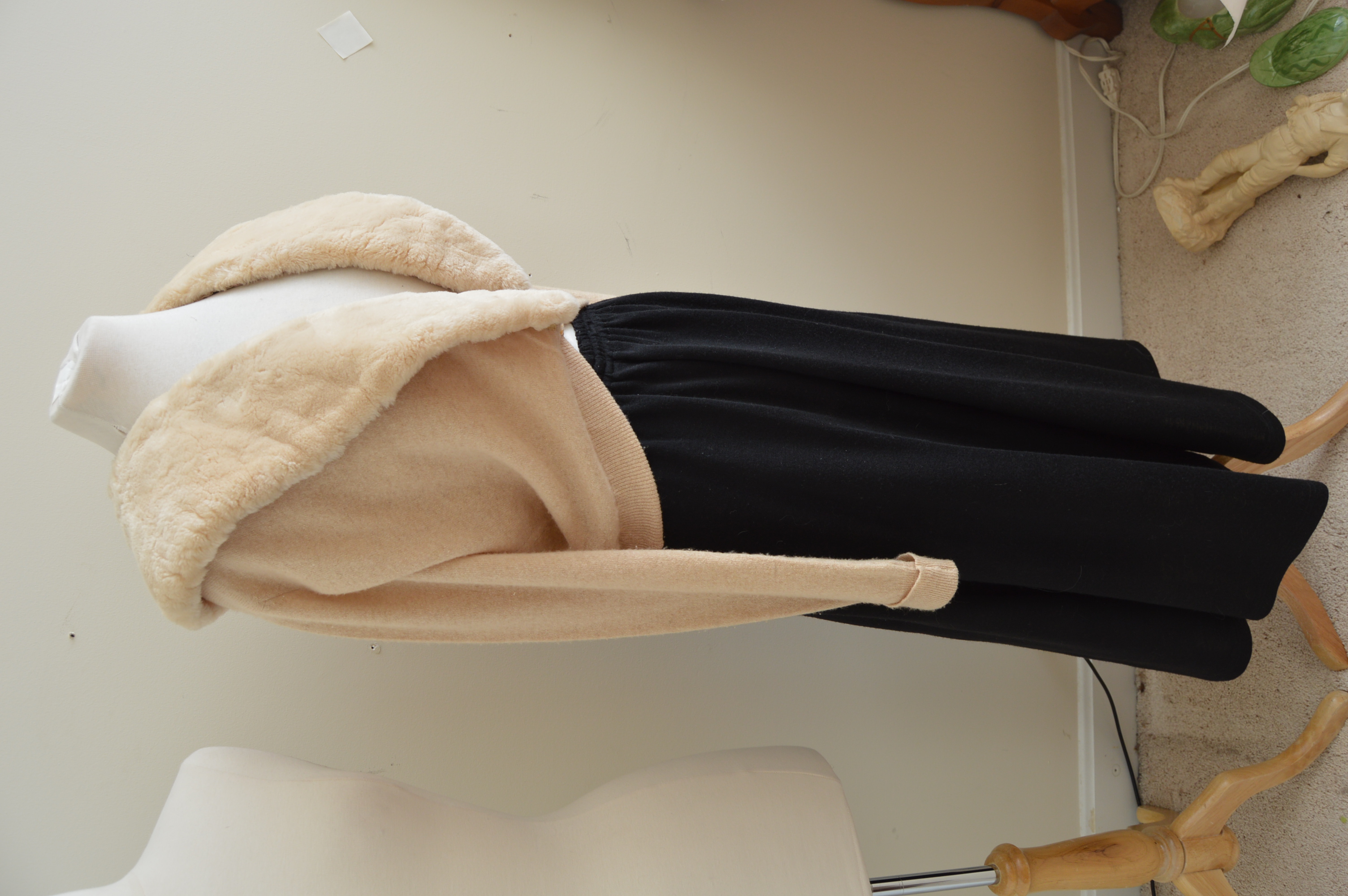 Women's Vintage Separates with Bullock's Suit Trimmed in Mink & Cashmere Sweater
