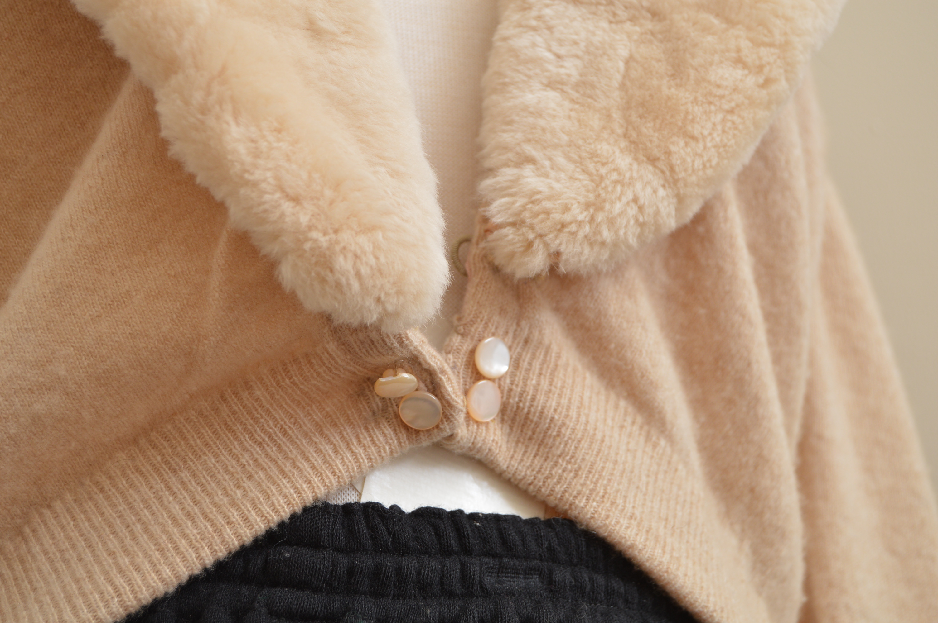 Women's Vintage Separates with Bullock's Suit Trimmed in Mink & Cashmere Sweater