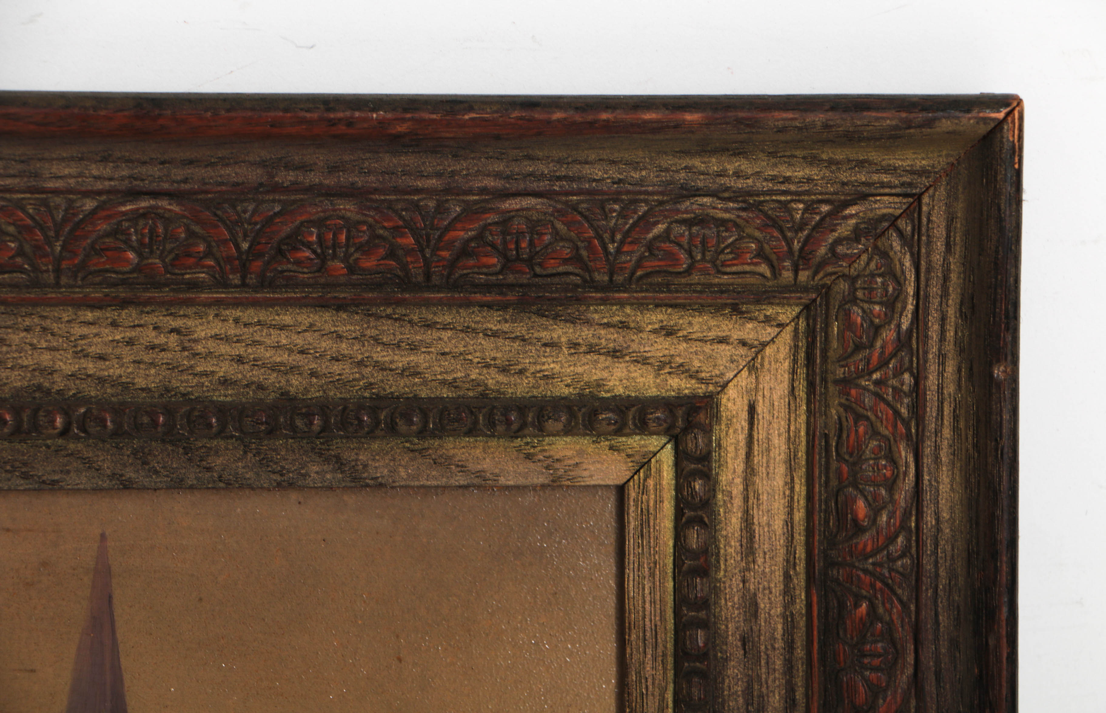 Clarence Braley Circa 1907 Oil Painting on Board Venetian Canal Scene