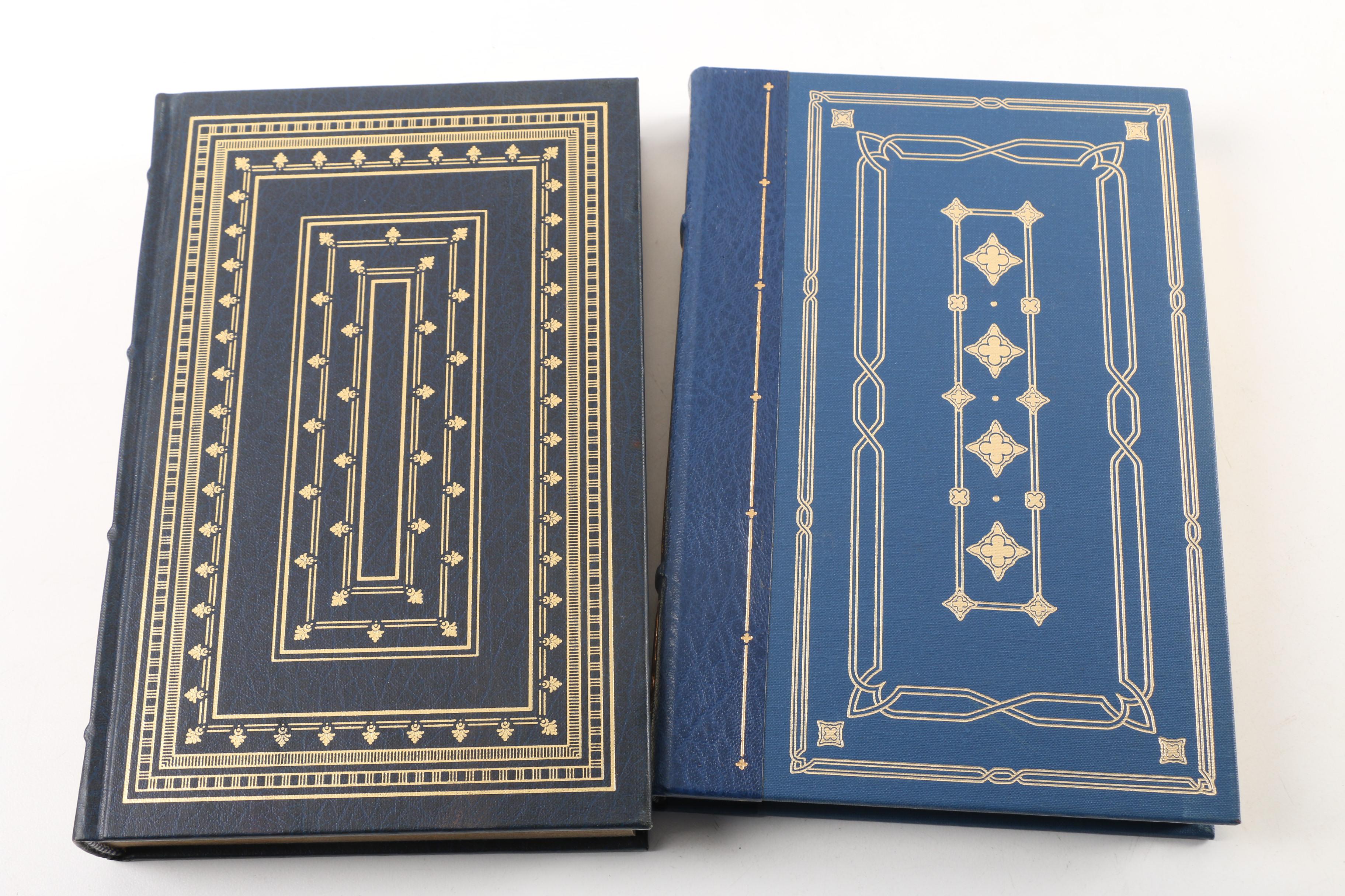 Franklin Library Books Including Keats, Eliot and Saint Augustine