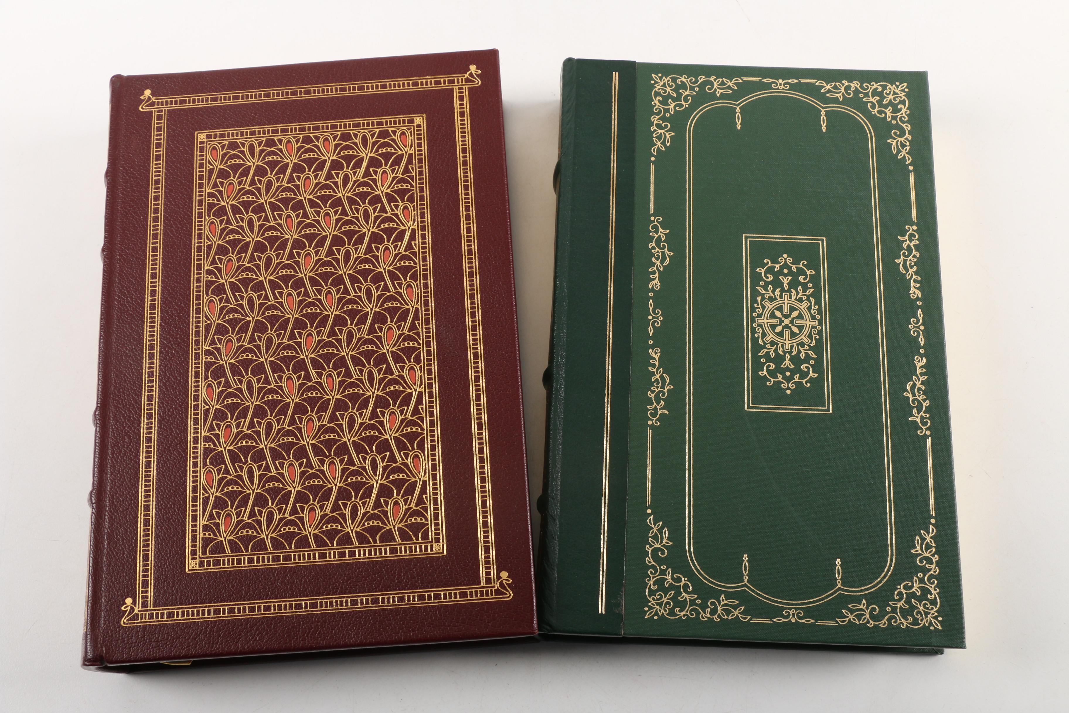 Franklin Library Books Including Keats, Eliot and Saint Augustine