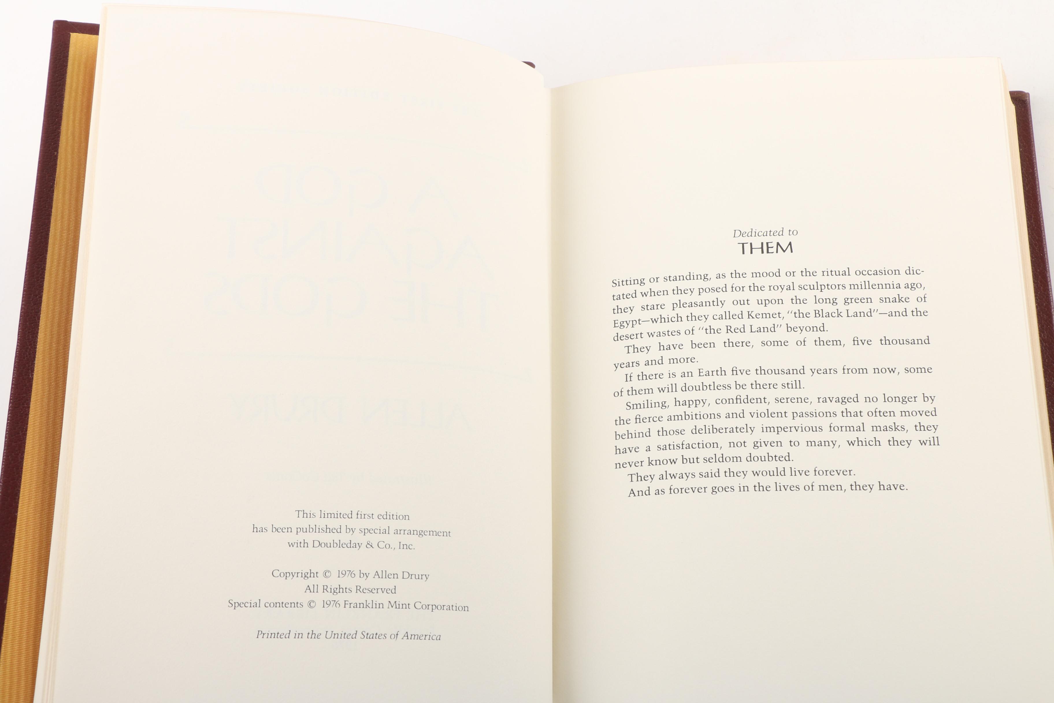 Franklin Library Books Including Keats, Eliot and Saint Augustine