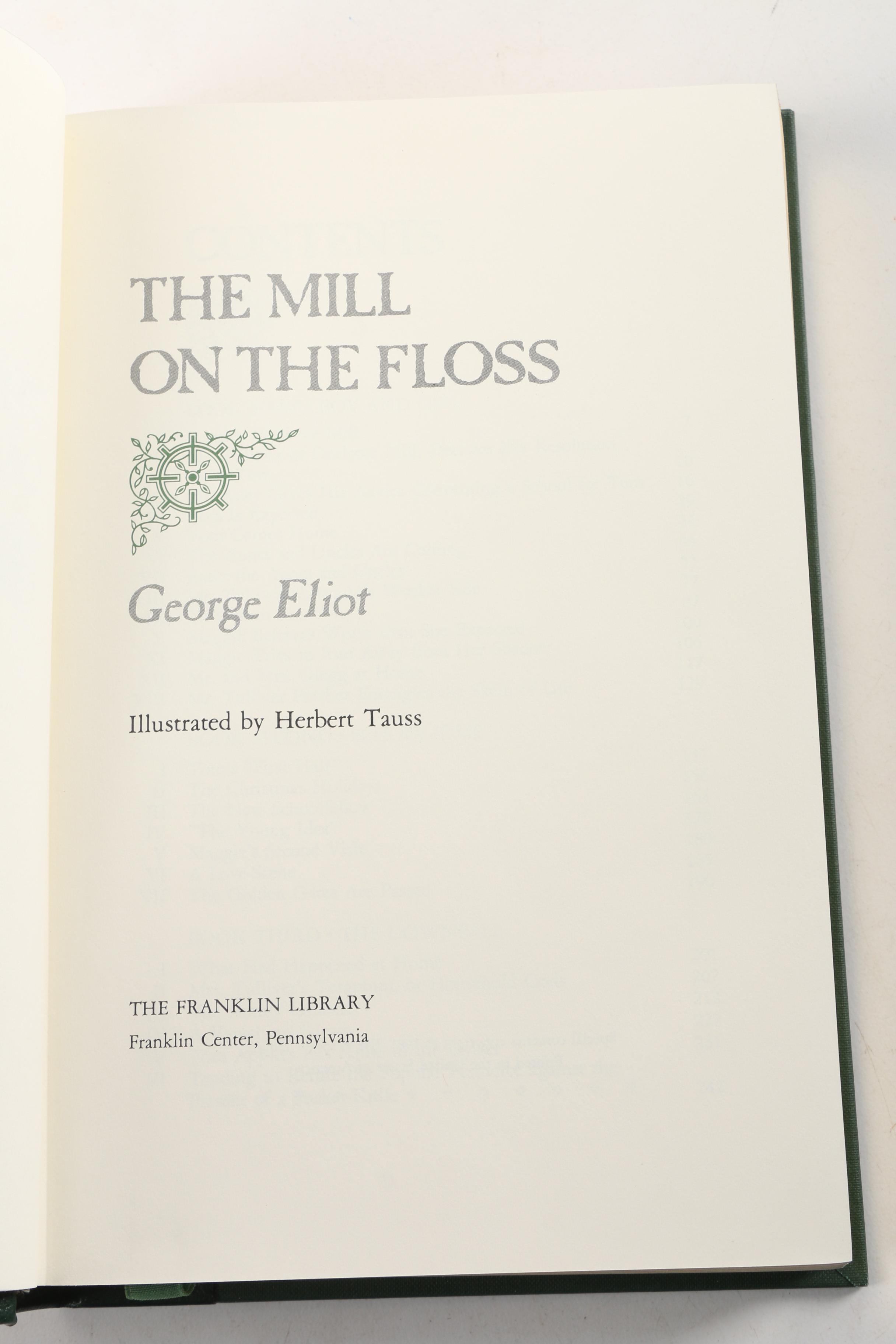 Franklin Library Books Including Keats, Eliot and Saint Augustine