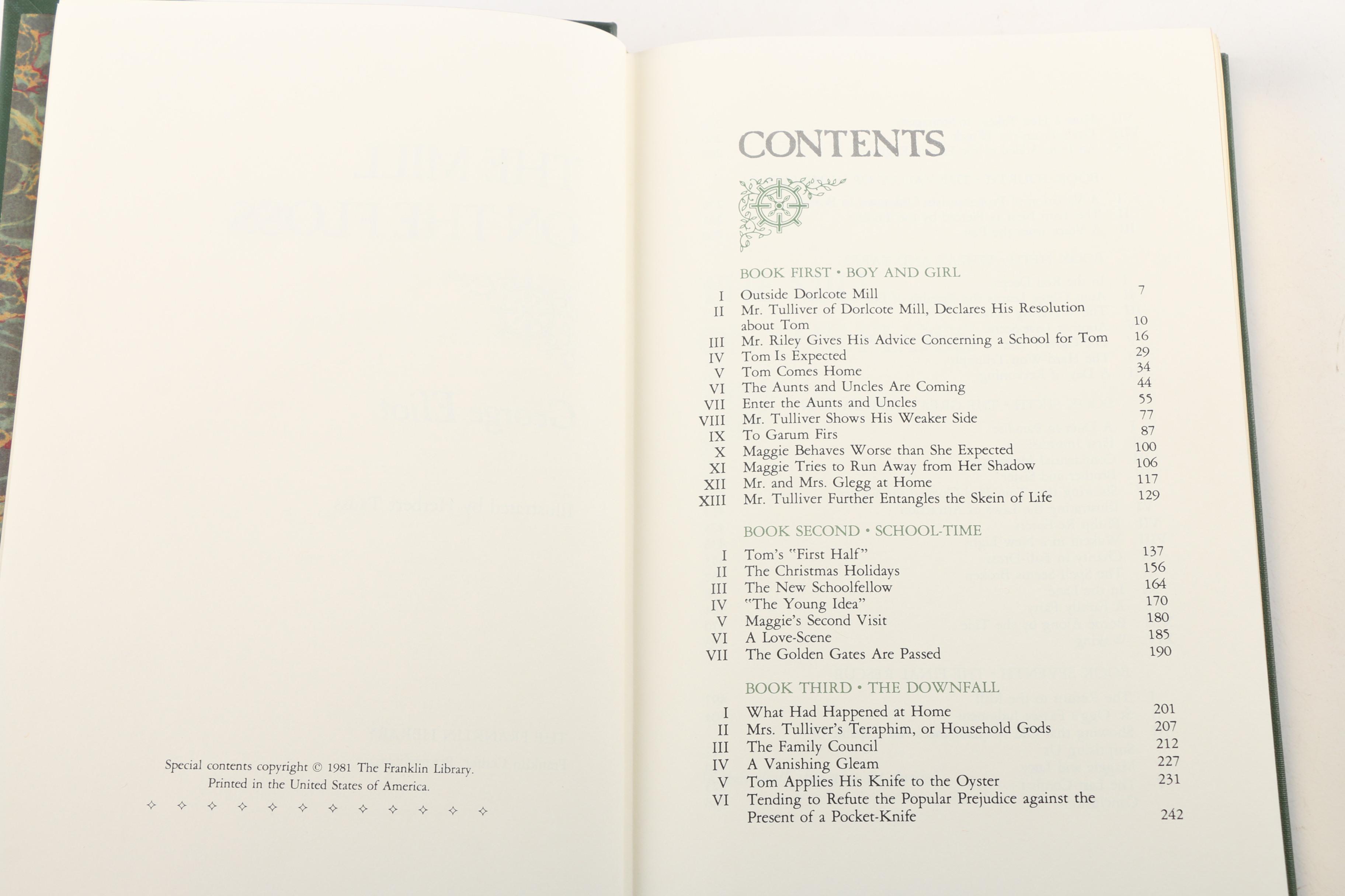 Franklin Library Books Including Keats, Eliot and Saint Augustine