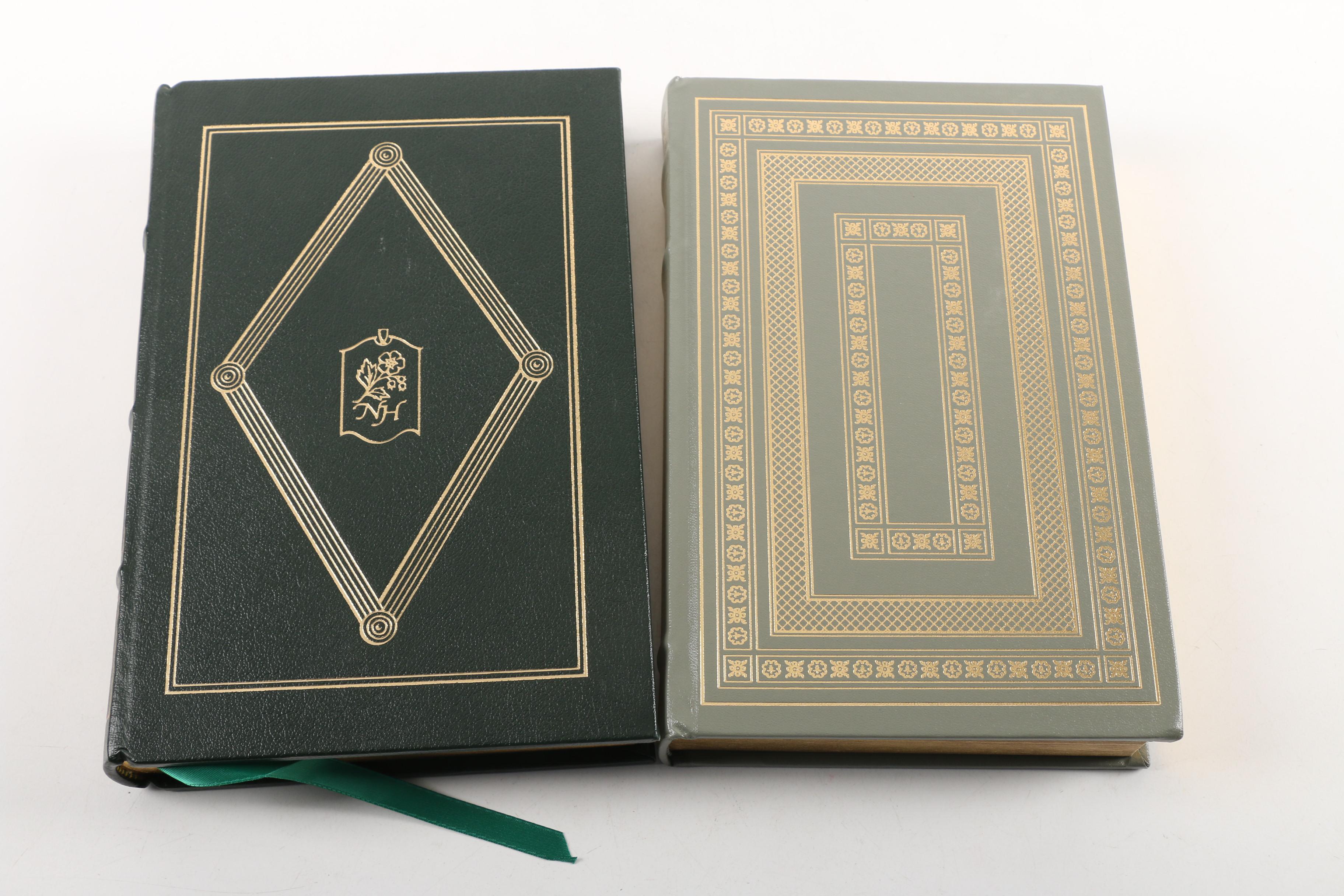 Franklin Library Books Including Keats, Eliot and Saint Augustine