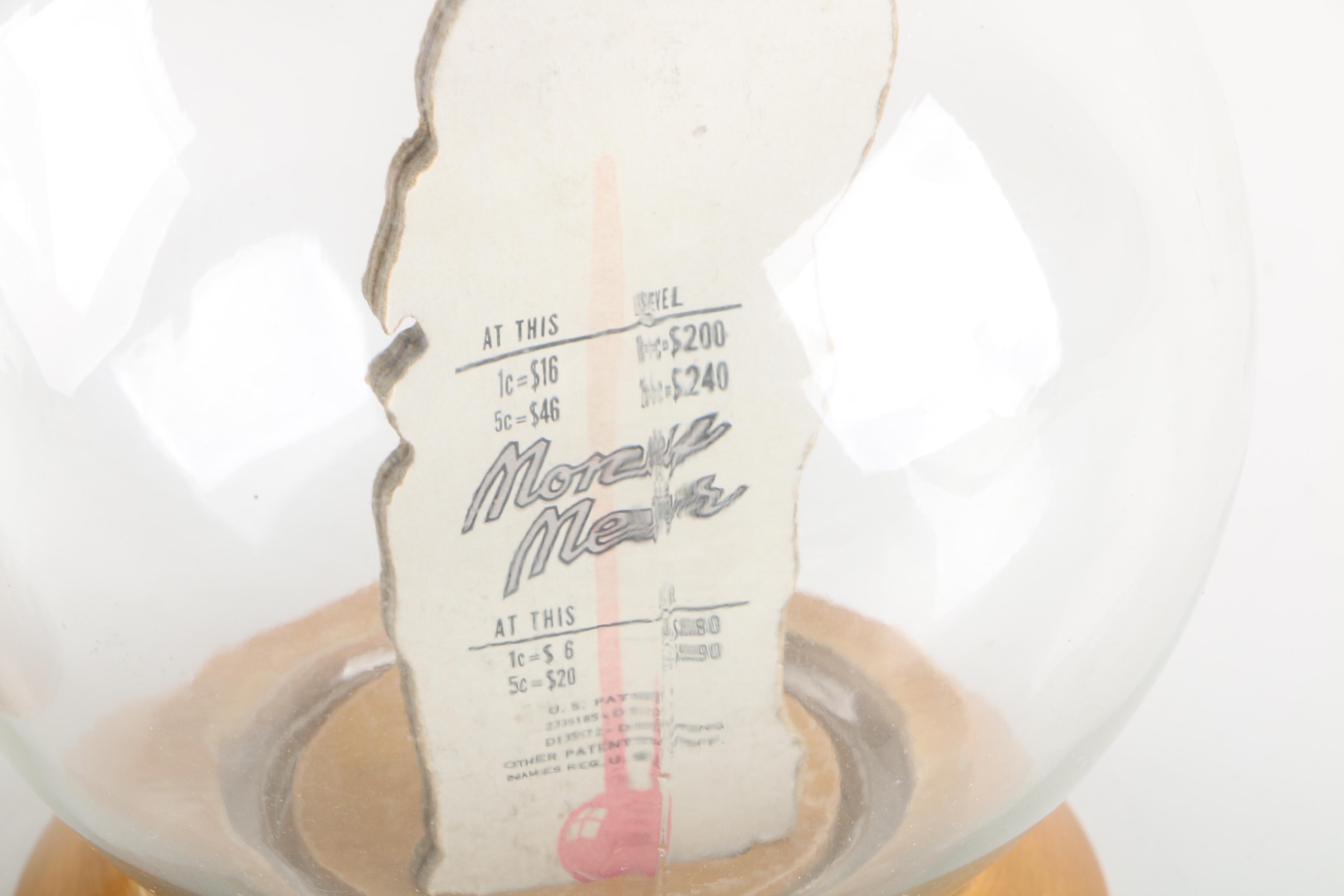 Circa 1940s Vintage "Save For The Kids" and "Chicken Feed" Glass Bubble Banks