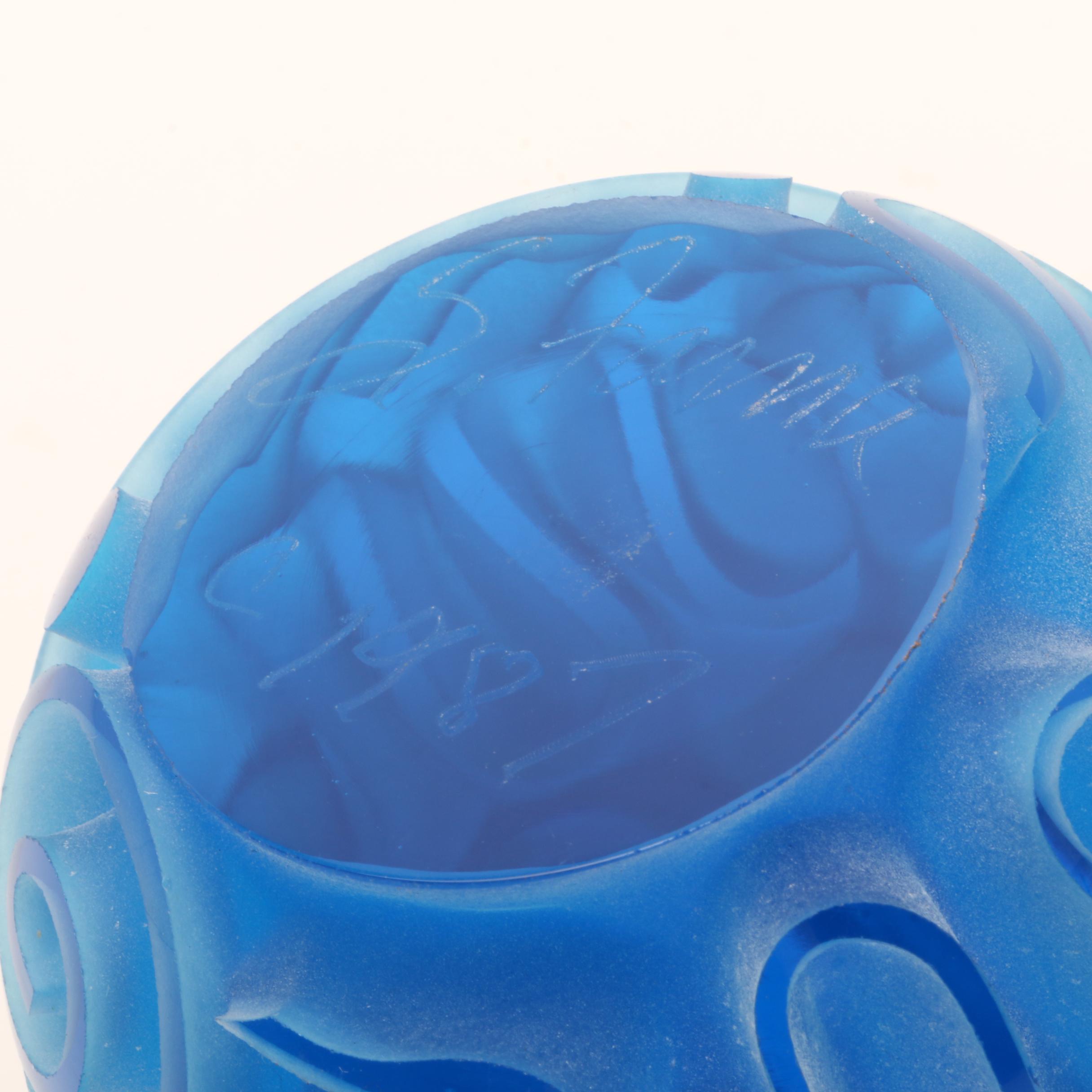 Two Sylvia Fama Art Glass Sculptural Paperweights