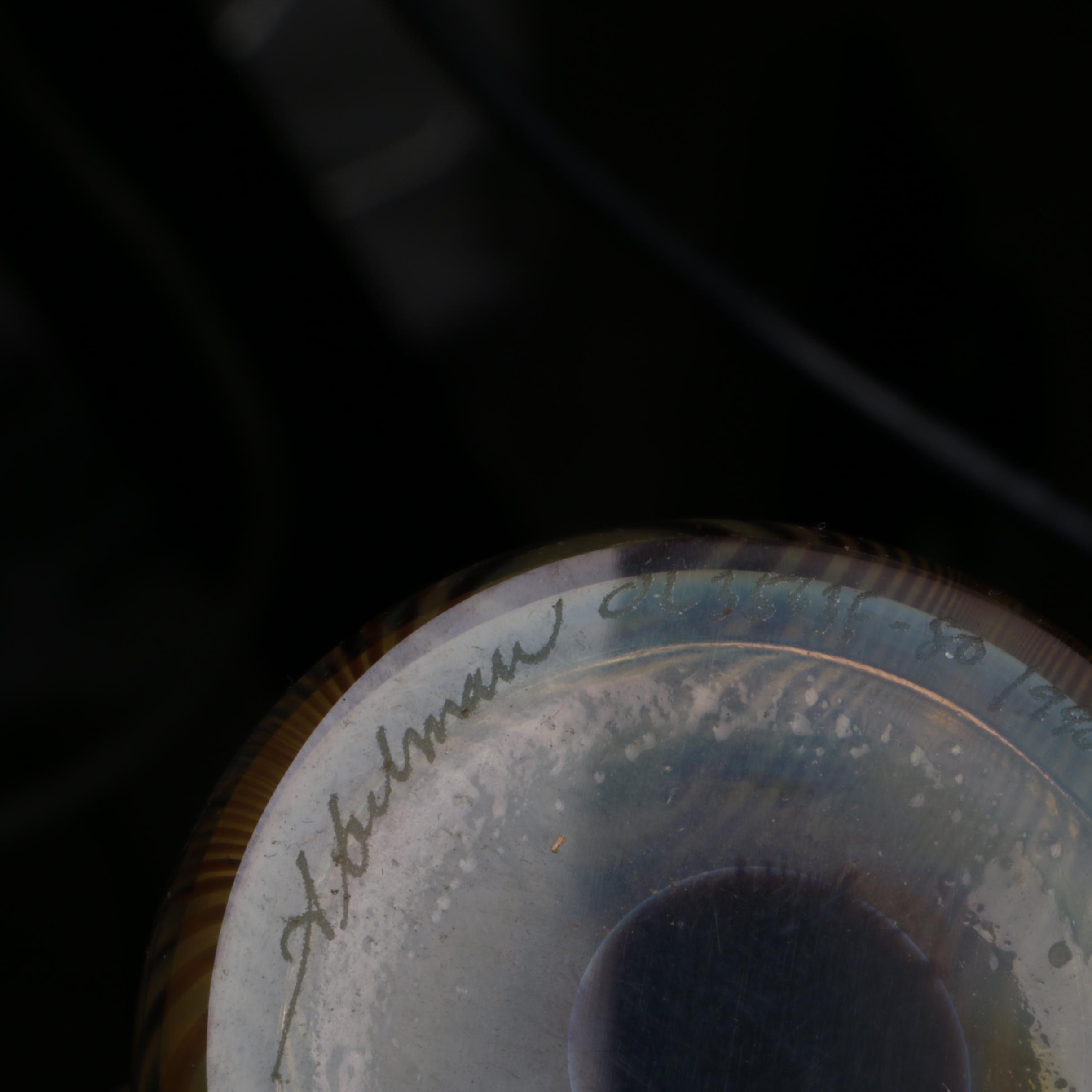 Stuart Abelman Art Glass Oil Lamps