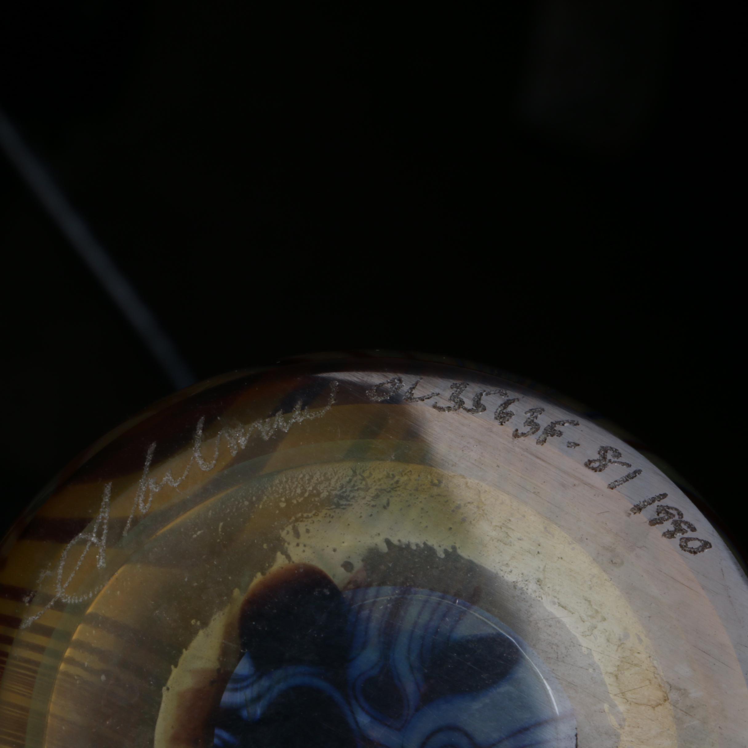 Stuart Abelman Art Glass Oil Lamps