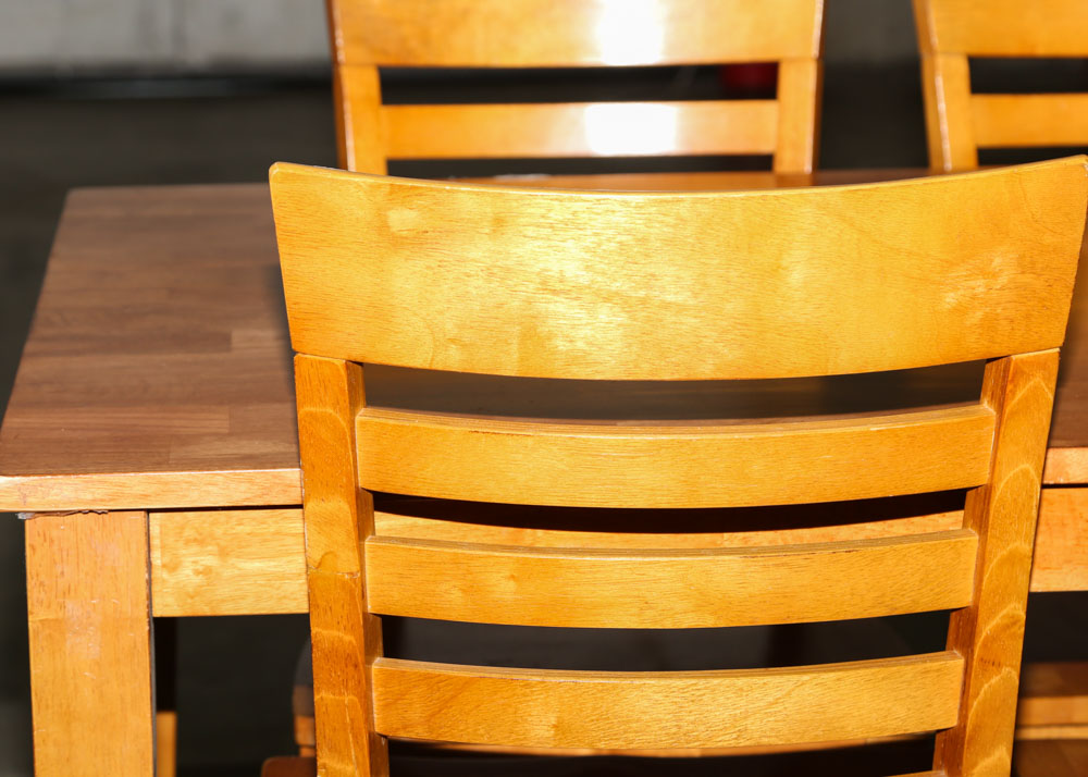 Contemporary Pub Style Table and Chairs