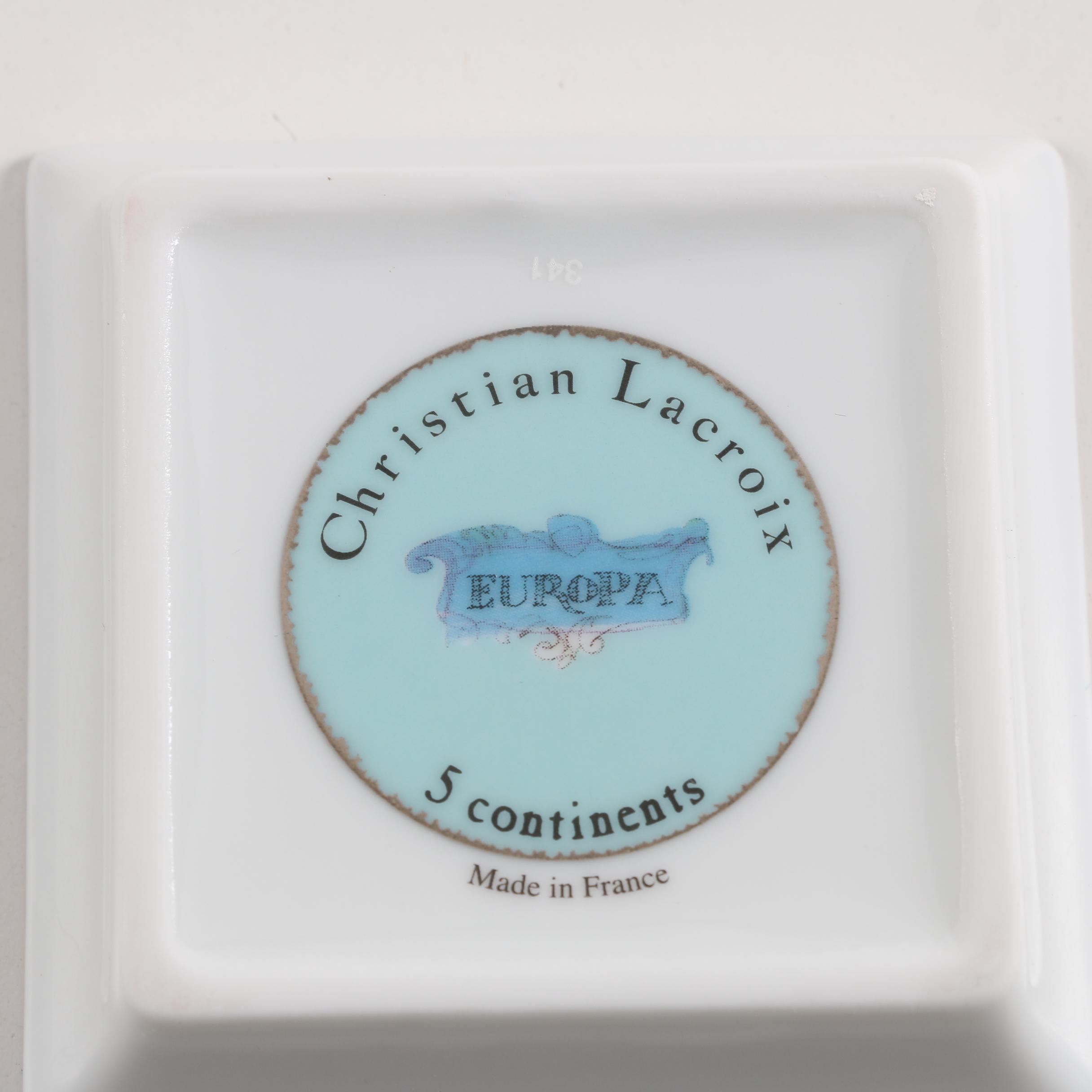 Christian Lacroix "Five Continents" Porcelain Mugs and Dishes