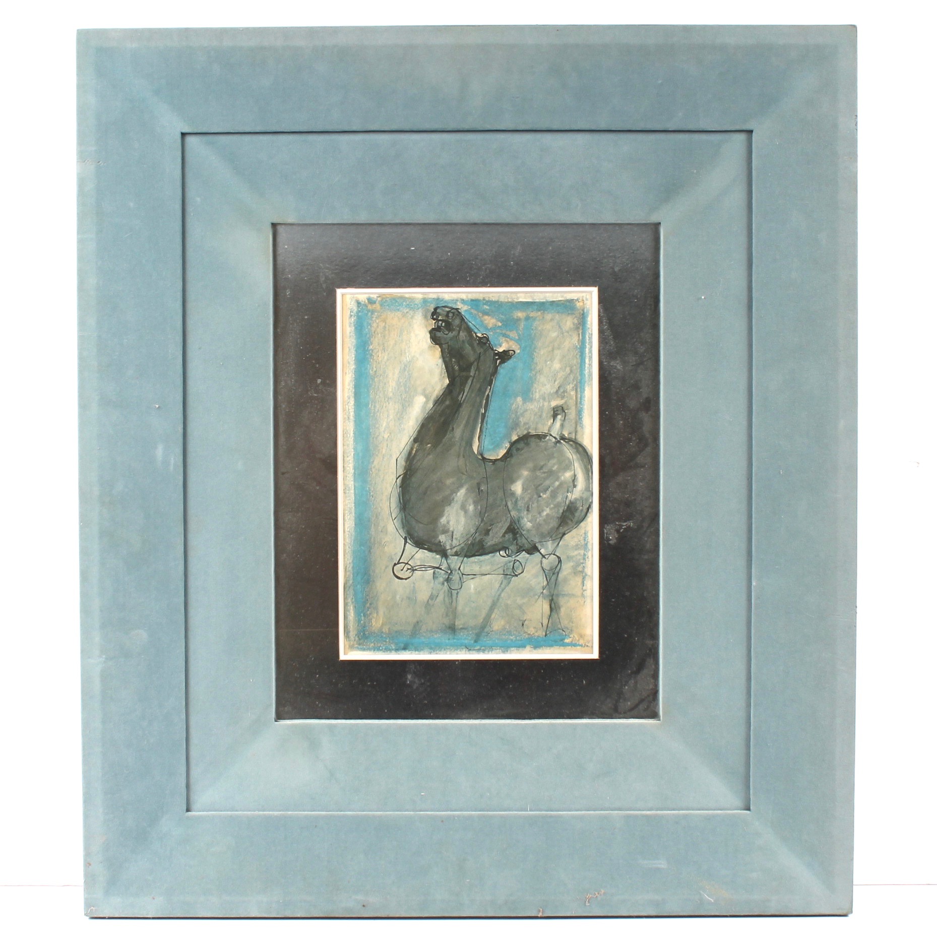 Marino Marini Mid Century Offset Lithograph "Horse"