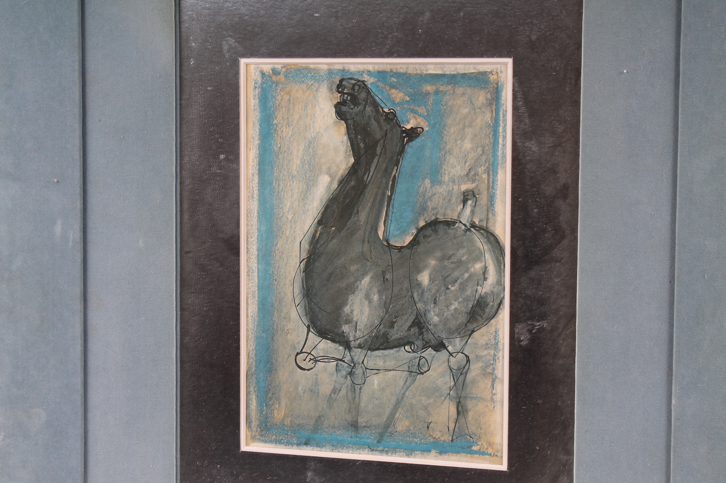 Marino Marini Mid Century Offset Lithograph "Horse"