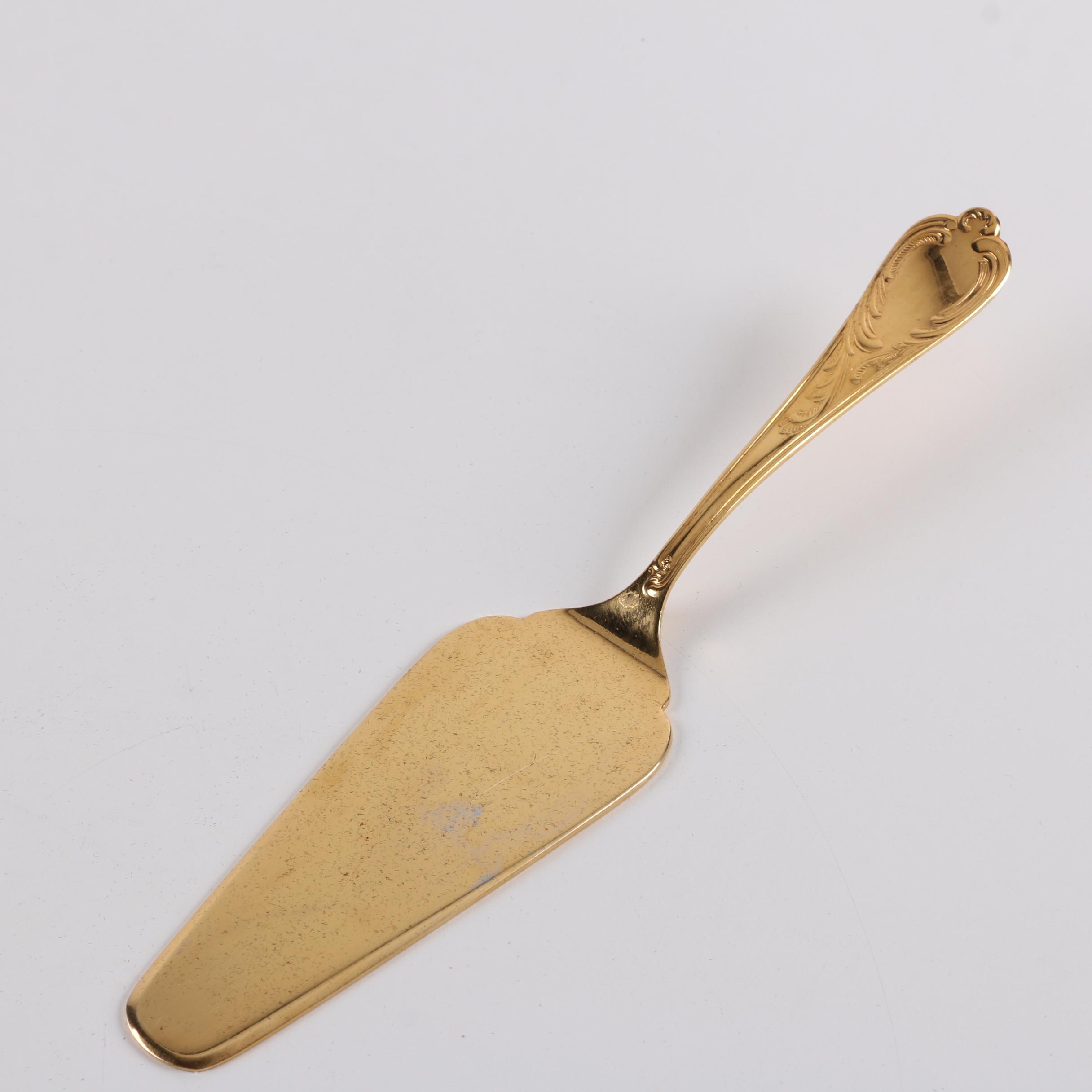 Vintage Solingen 23/24 Karat Gold Plated West German Flatware Set