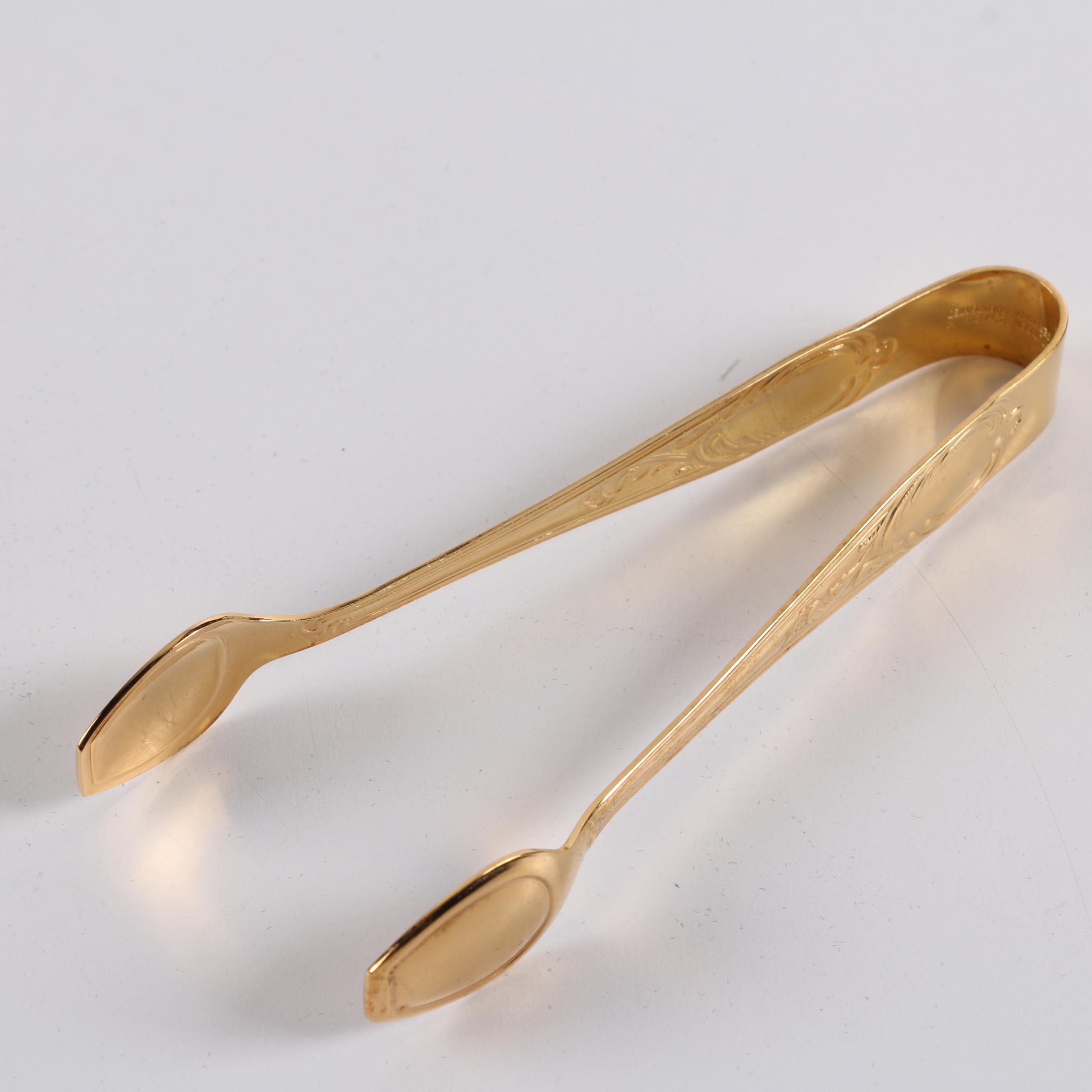 Vintage Solingen 23/24 Karat Gold Plated West German Flatware Set