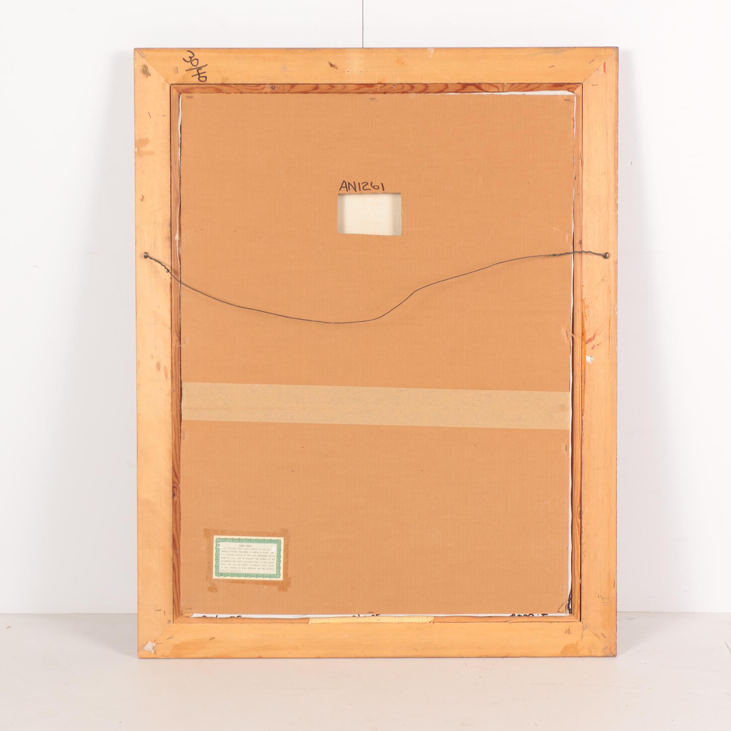 Irene Borg Oil Painting of a Mother and Child