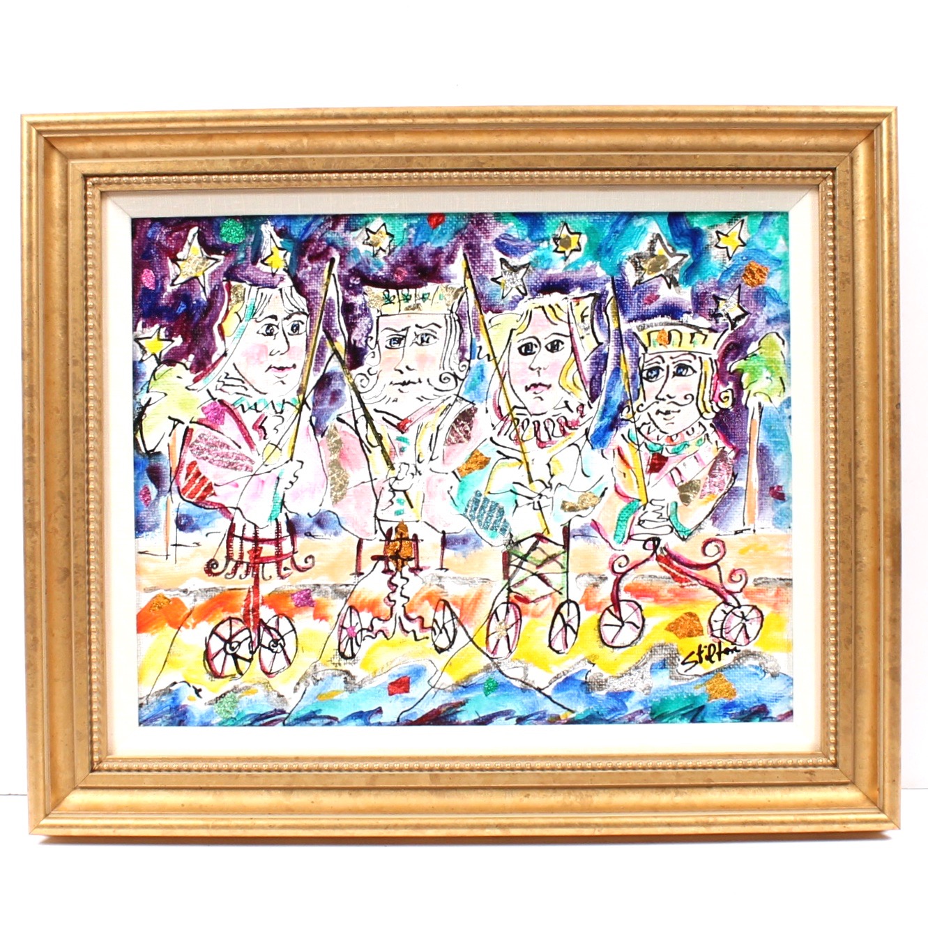 Peter Stilton Acrylic Painting on Canvas