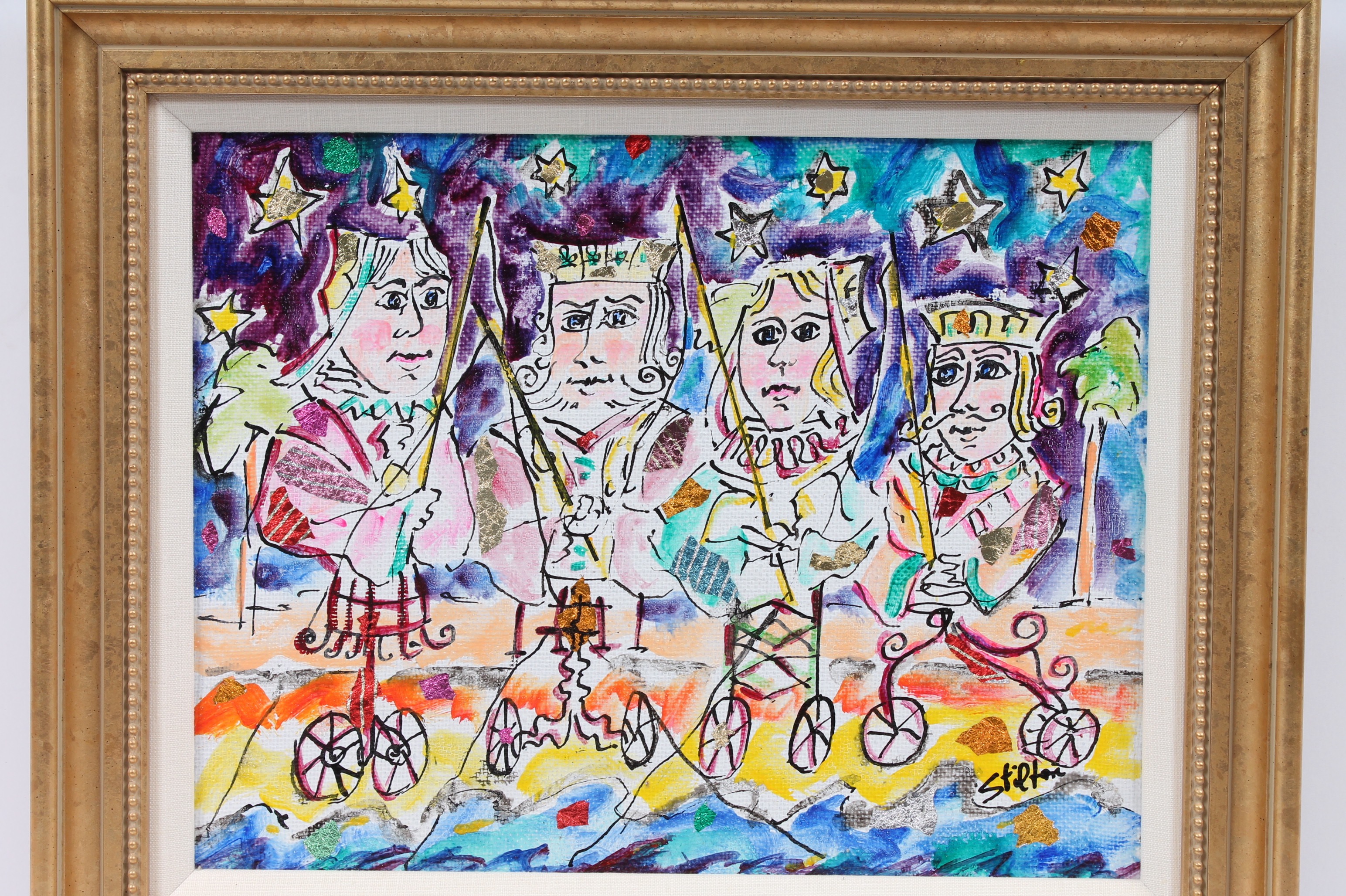 Peter Stilton Acrylic Painting on Canvas