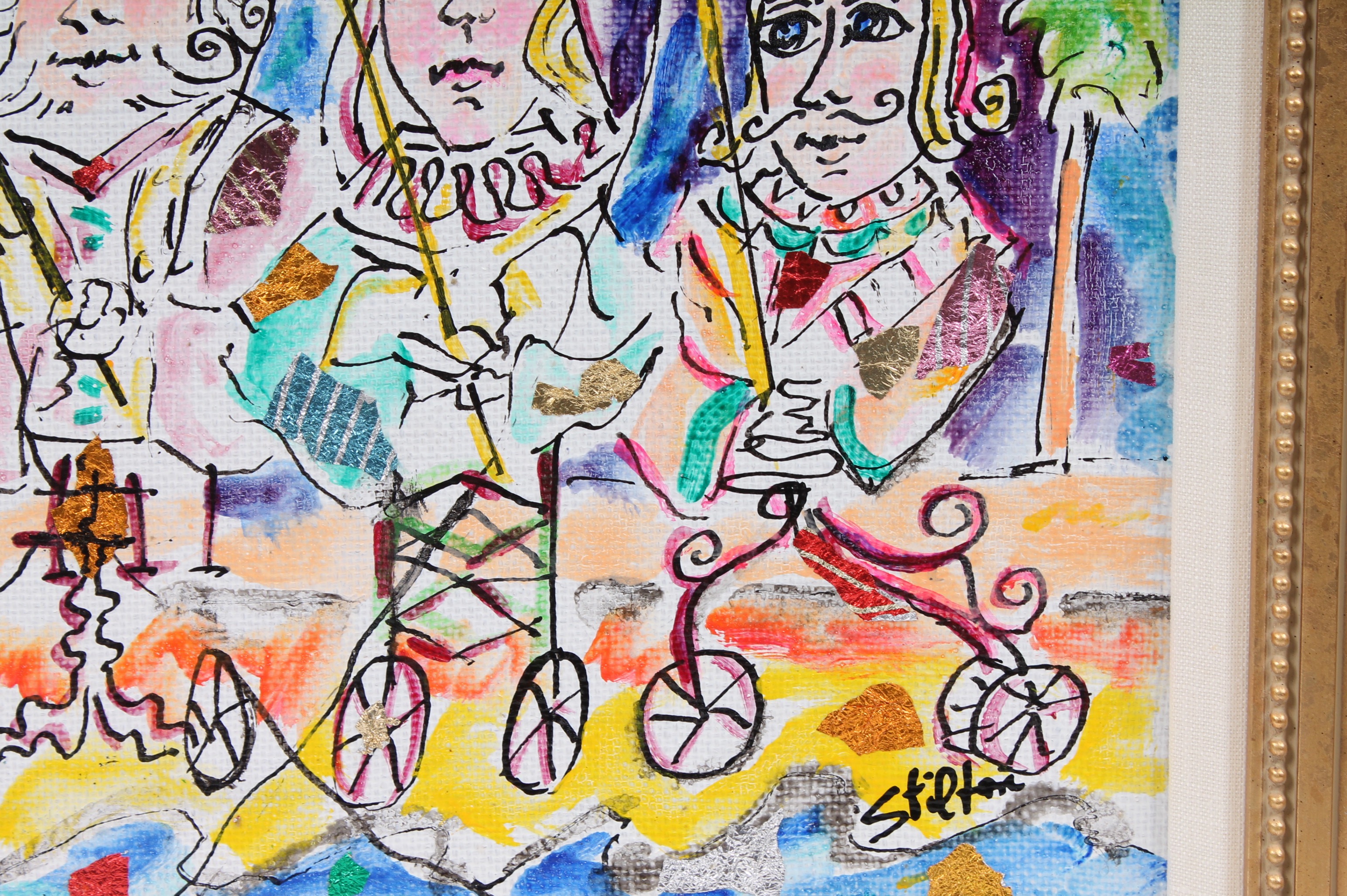 Peter Stilton Acrylic Painting on Canvas