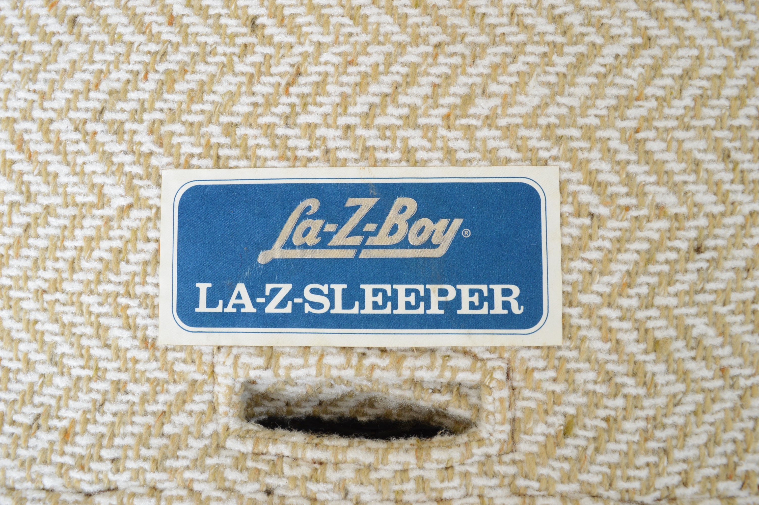Vintage La-Z-Boy Custom-Upholstered Sleeper Sofa